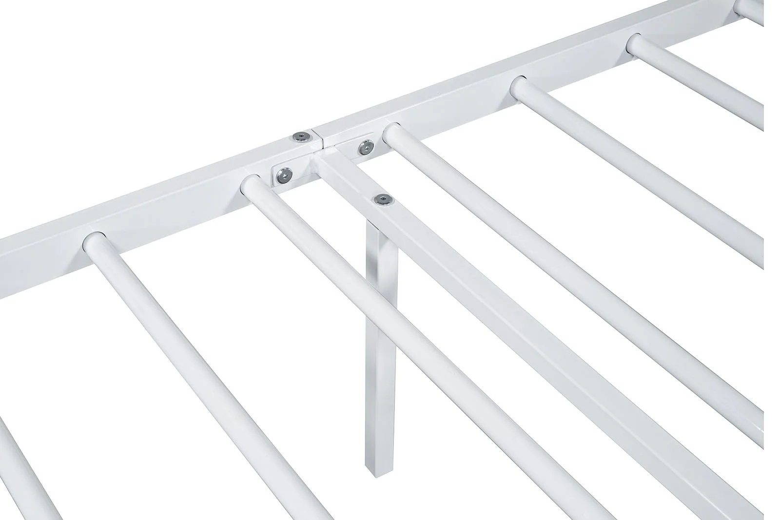 Nicoli Full Metal Bed, White - Image 5
