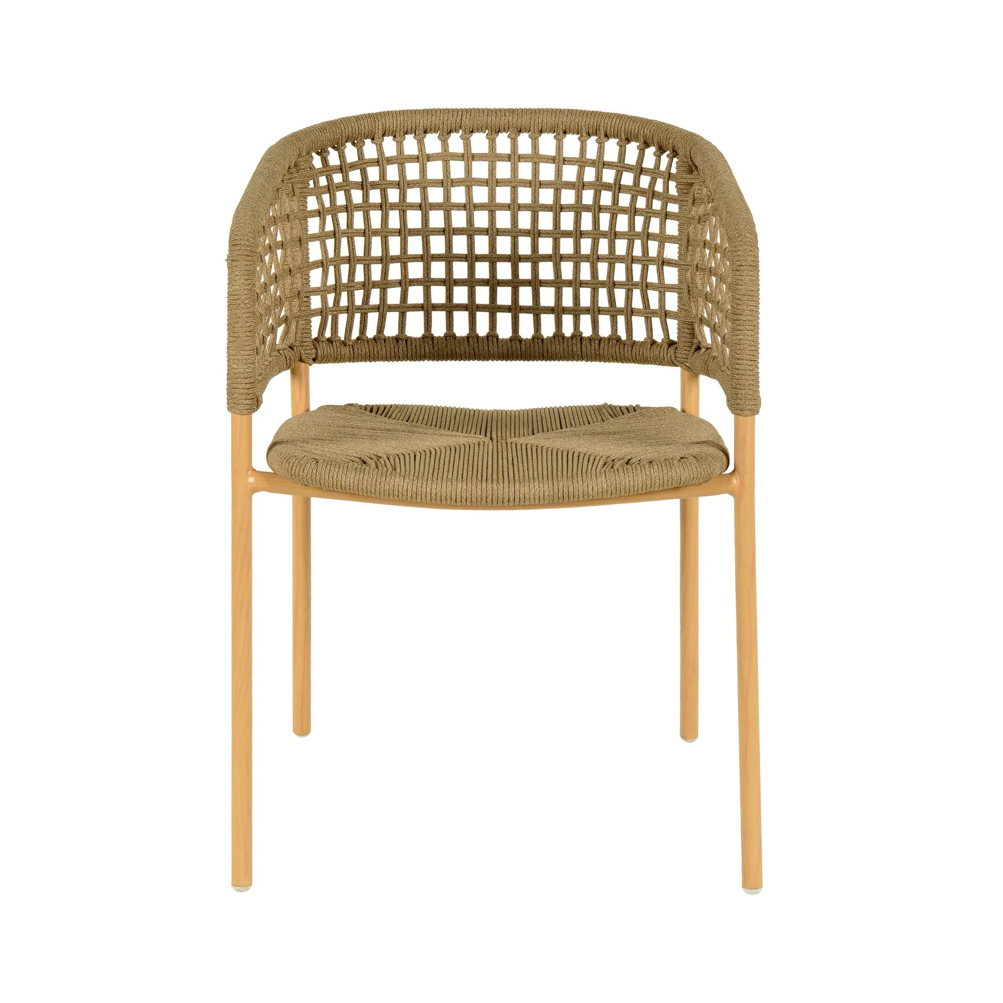 Niel Natural Oak Finish Outdoor Dining Chair - Image 3