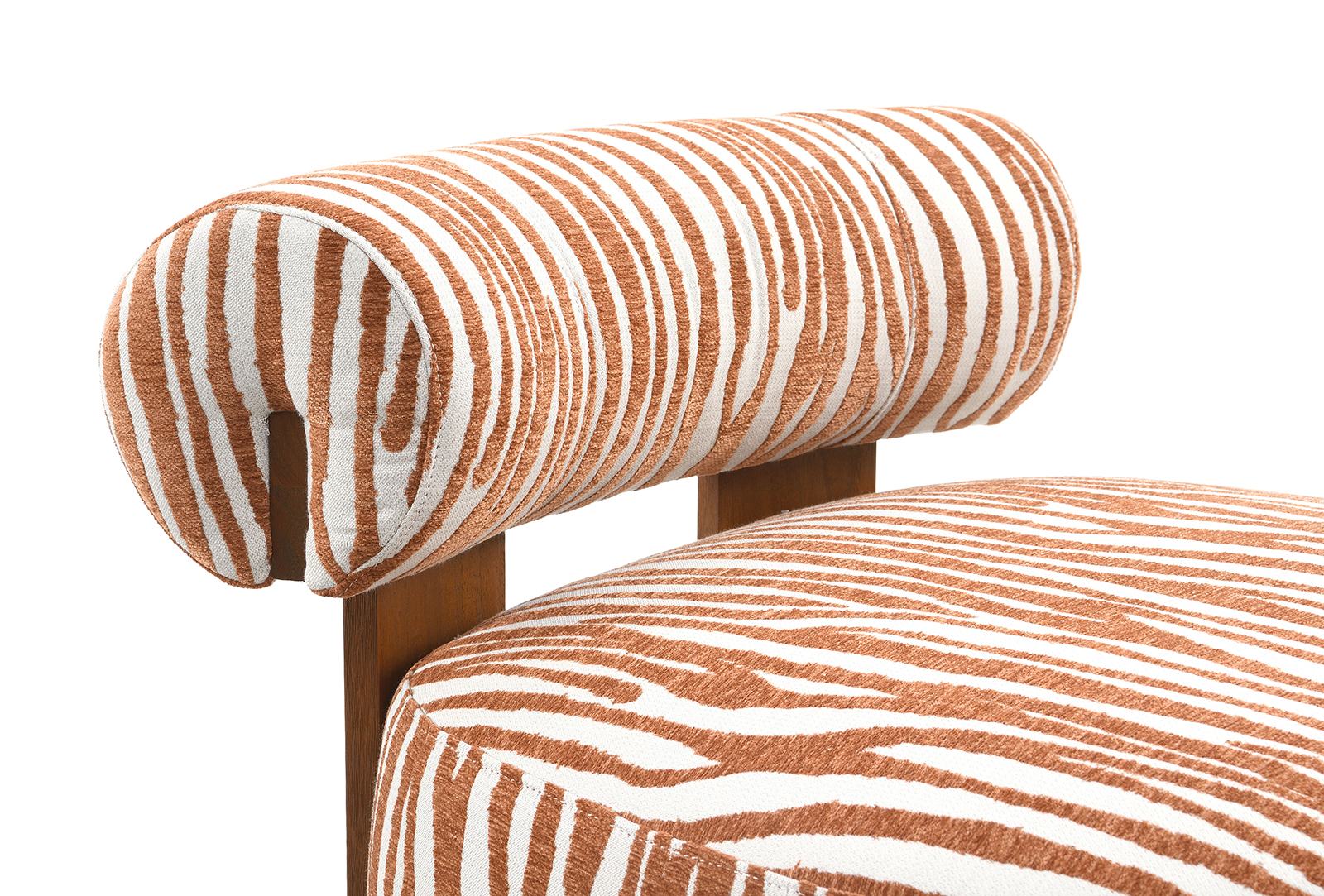 Niobe Accent Chair, Rustic Orange - Image 7