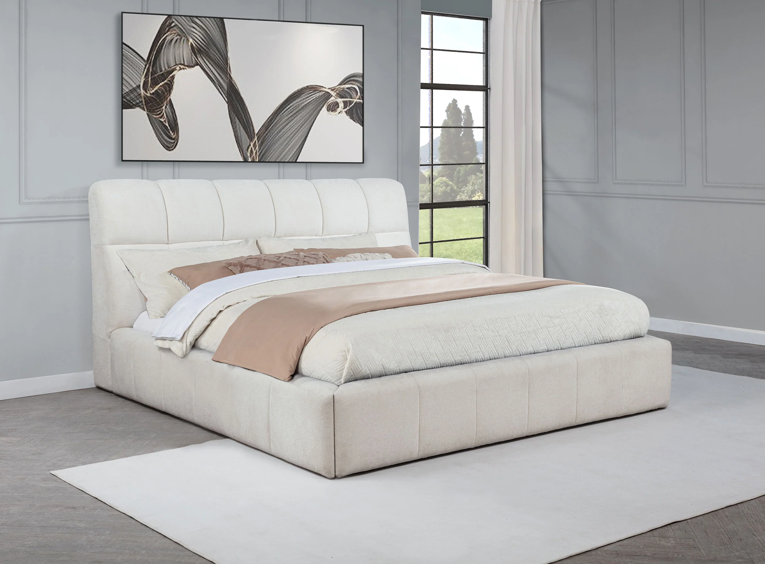 Nollet Panel Platform Bed - Image 11