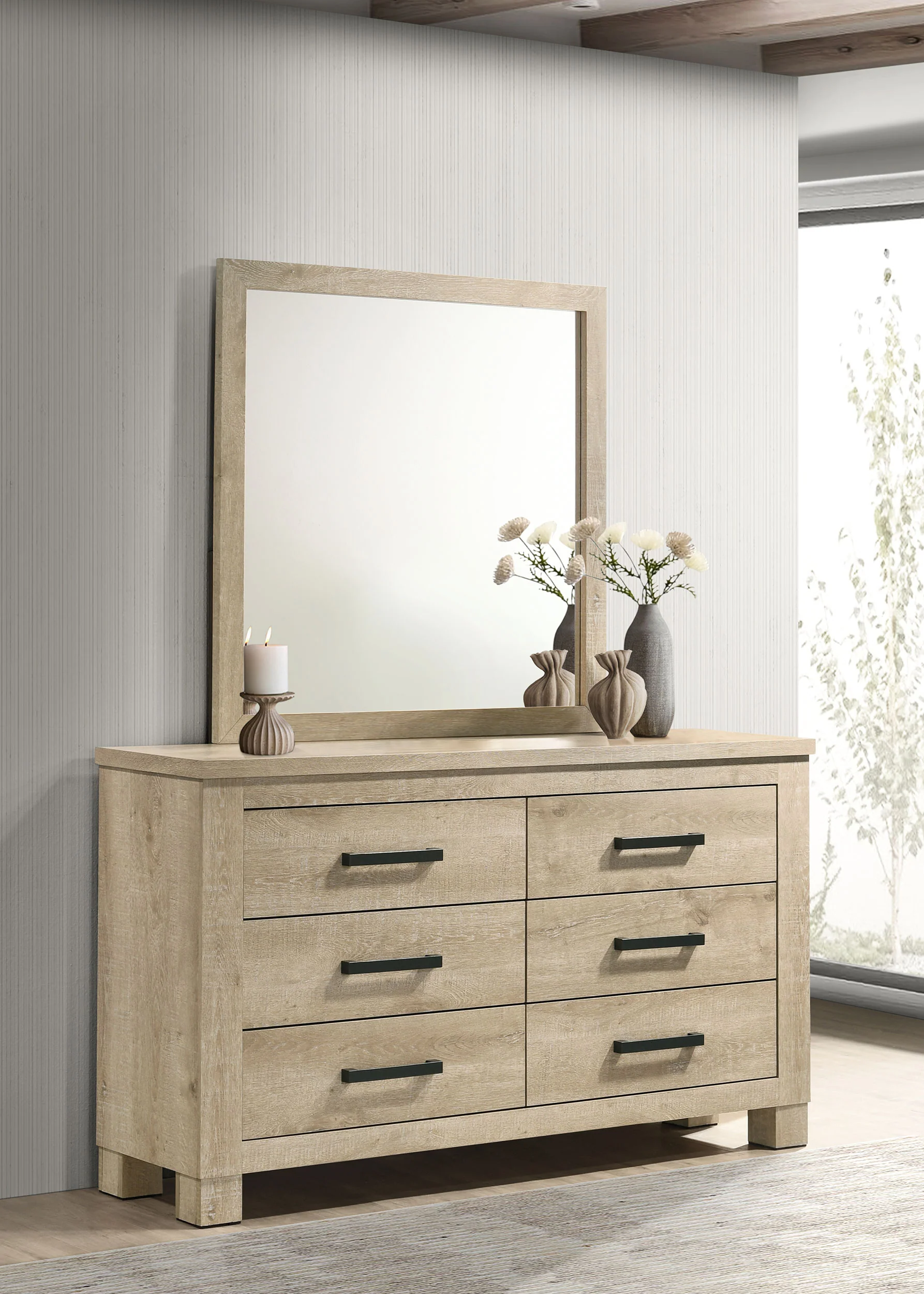 Oakglen Dresser with Mirror - Image 2
