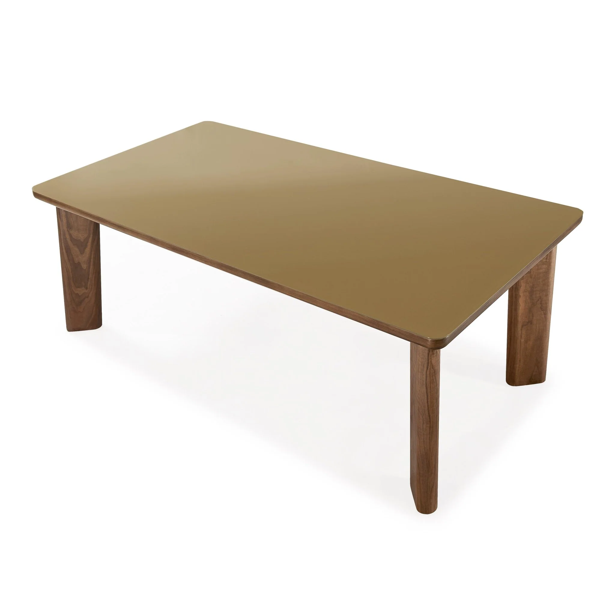 Oani Walnut and Glass Long Dining Table - Image 5