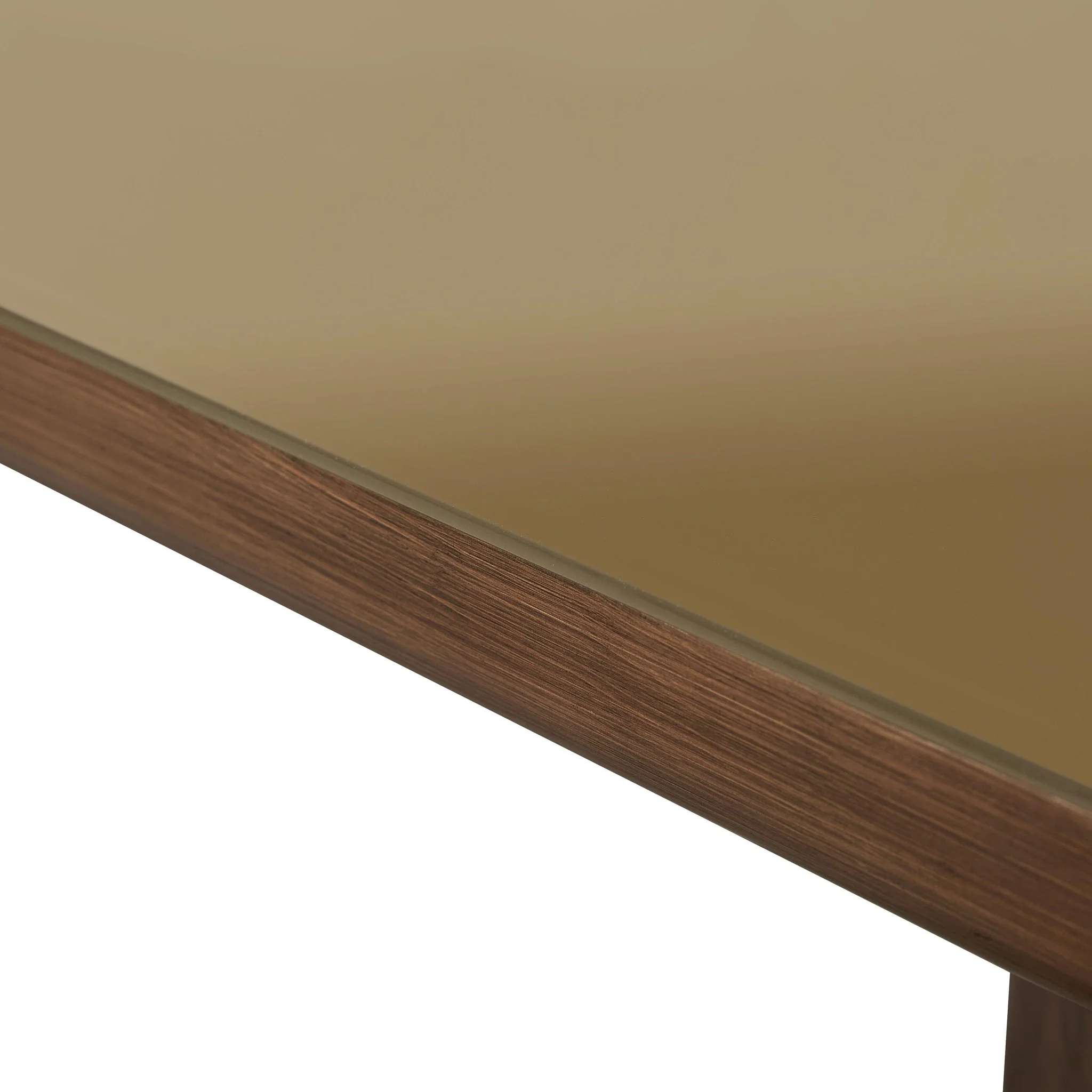 Oani Walnut and Glass Long Dining Table - Image 7