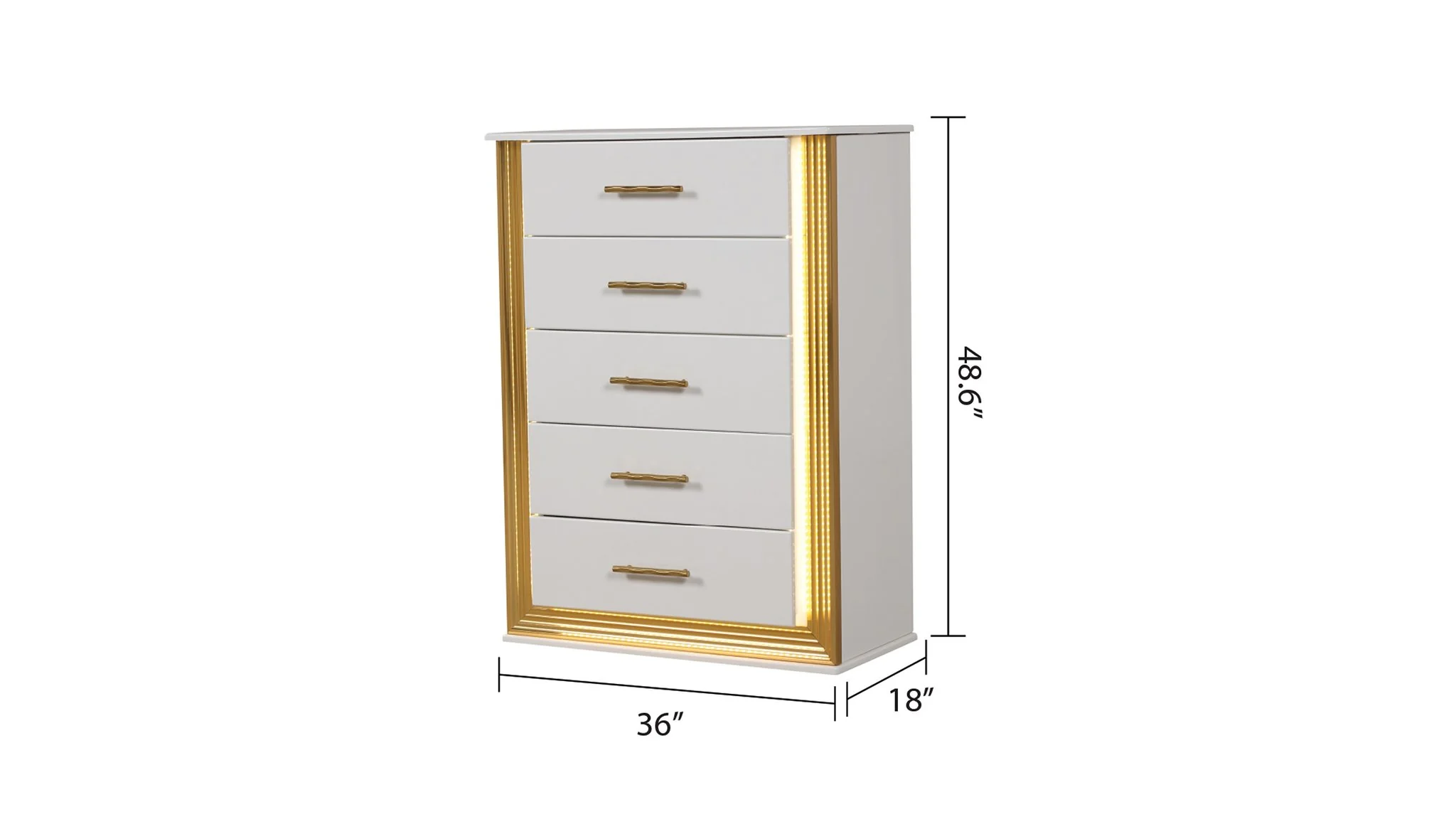 Obsession Queen 5 Pc Bedroom Set - Image 23