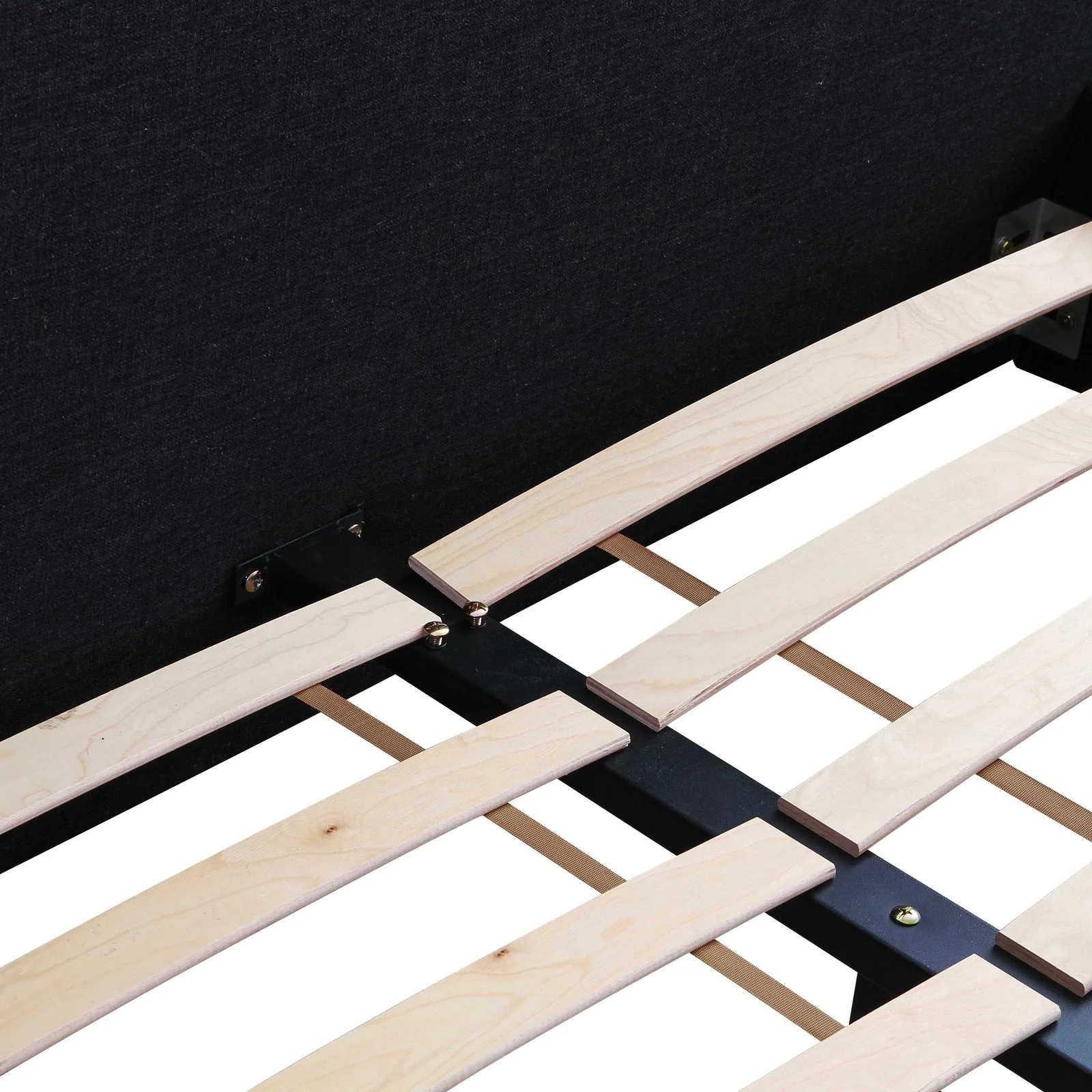 Olafur Black Linen Queen Bed - Image 6
