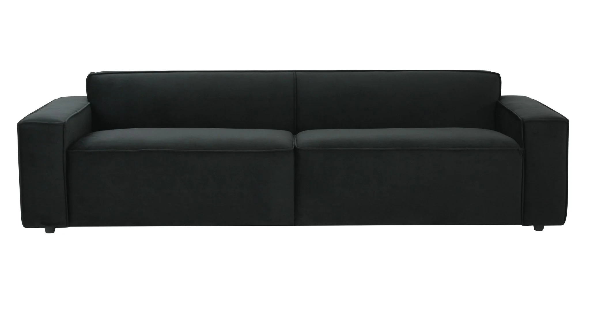 Olafur Black Velvet Sofa - Image 3
