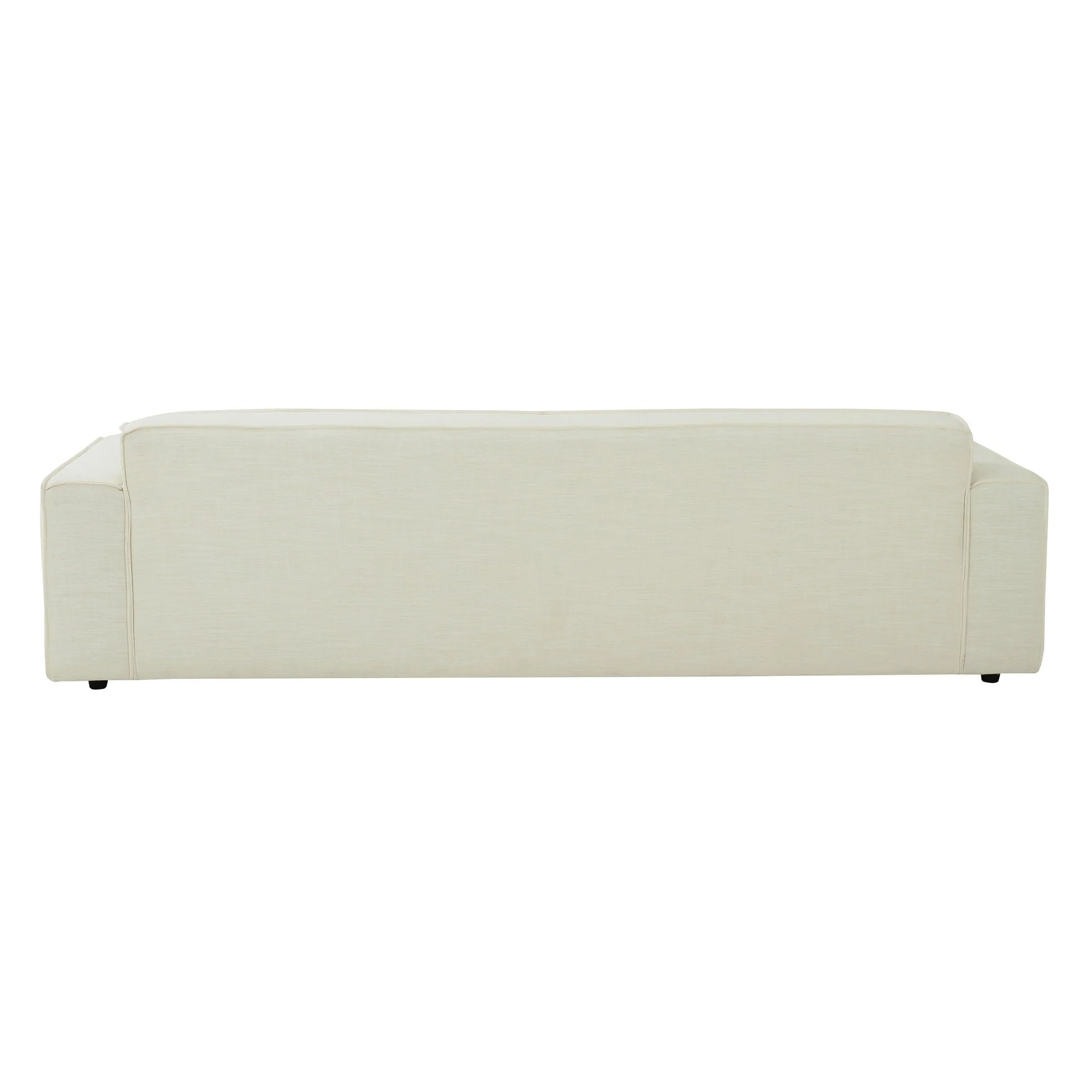Olafur Cream Linen Sofa - Image 4