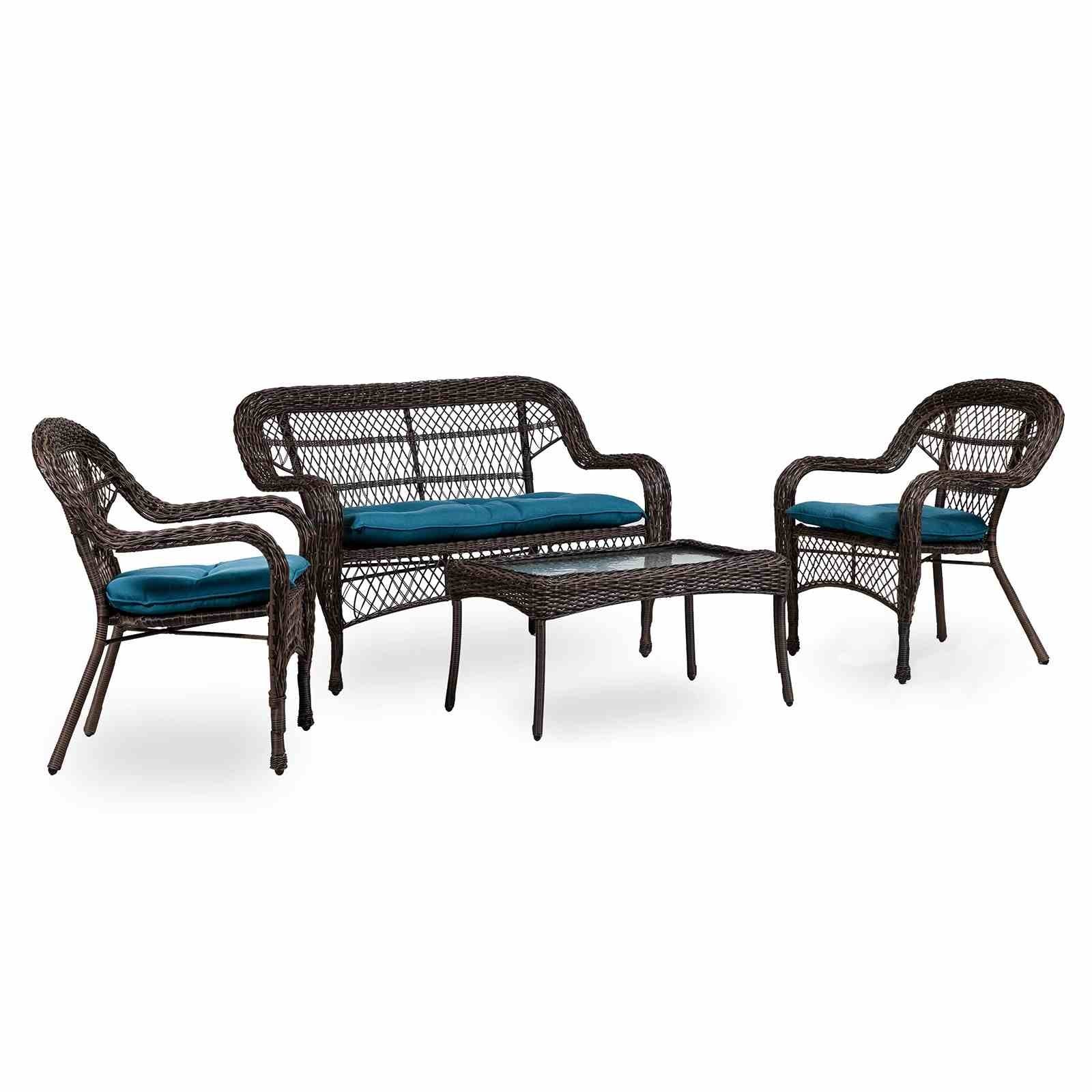 Oliveri 4 Pc. Wicker Conversation Set - Image 2