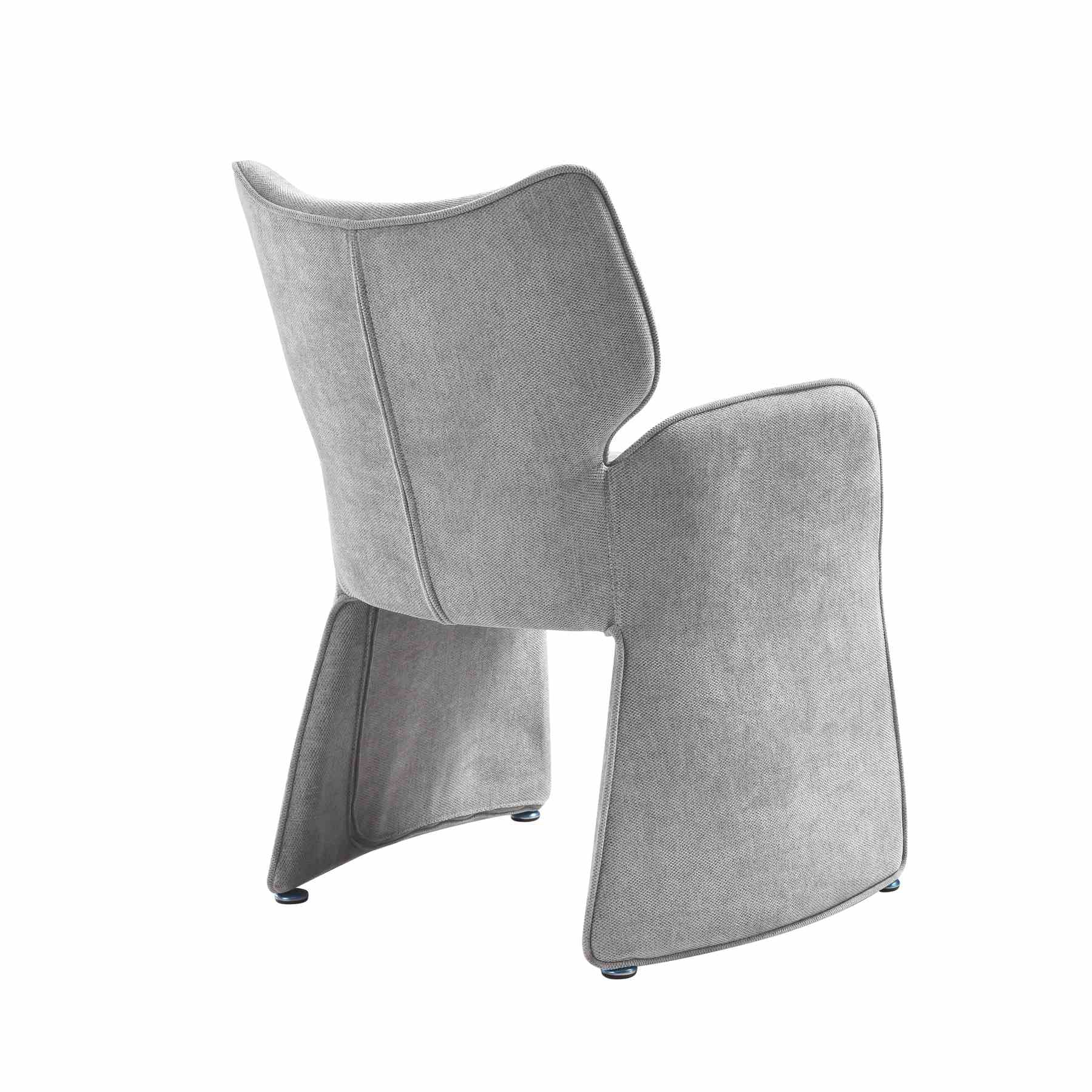 Olivia Modern 7-Piece Dining Set with Gray Upholstered Chairs and Tempered Glass Tabletop - Image 7