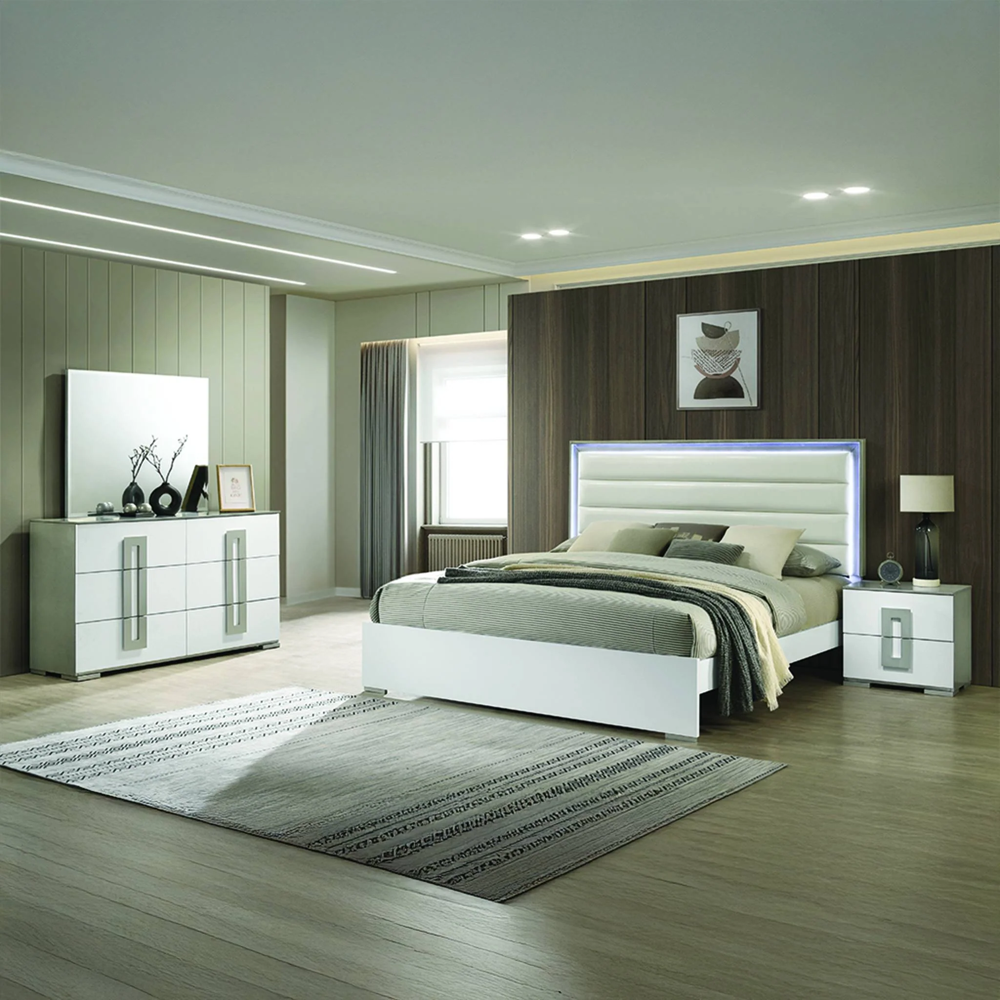 Olivia Queen 4PC Bedroom Set - Image 19