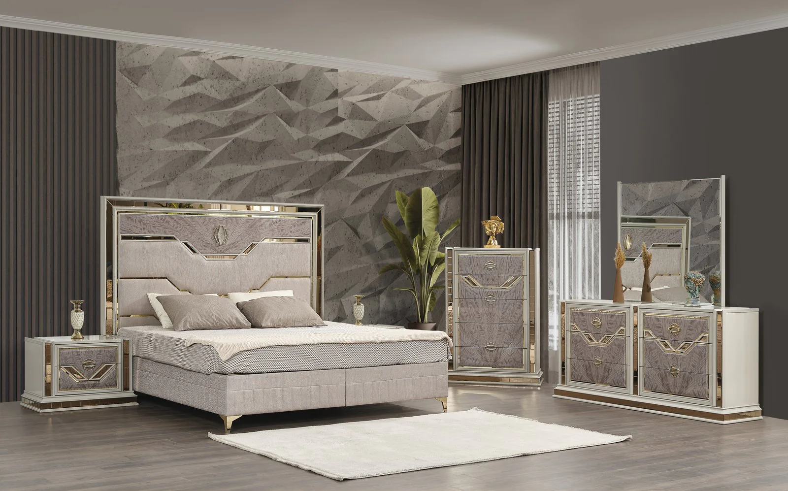 Omary King 5PC Bedroom Set - Image 16