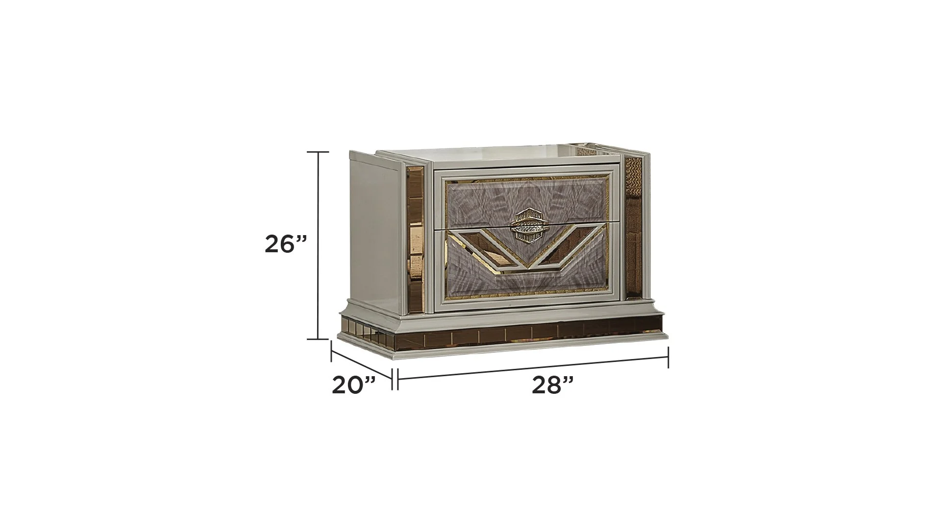 Omary Queen 5PC Bedroom Set - Image 12