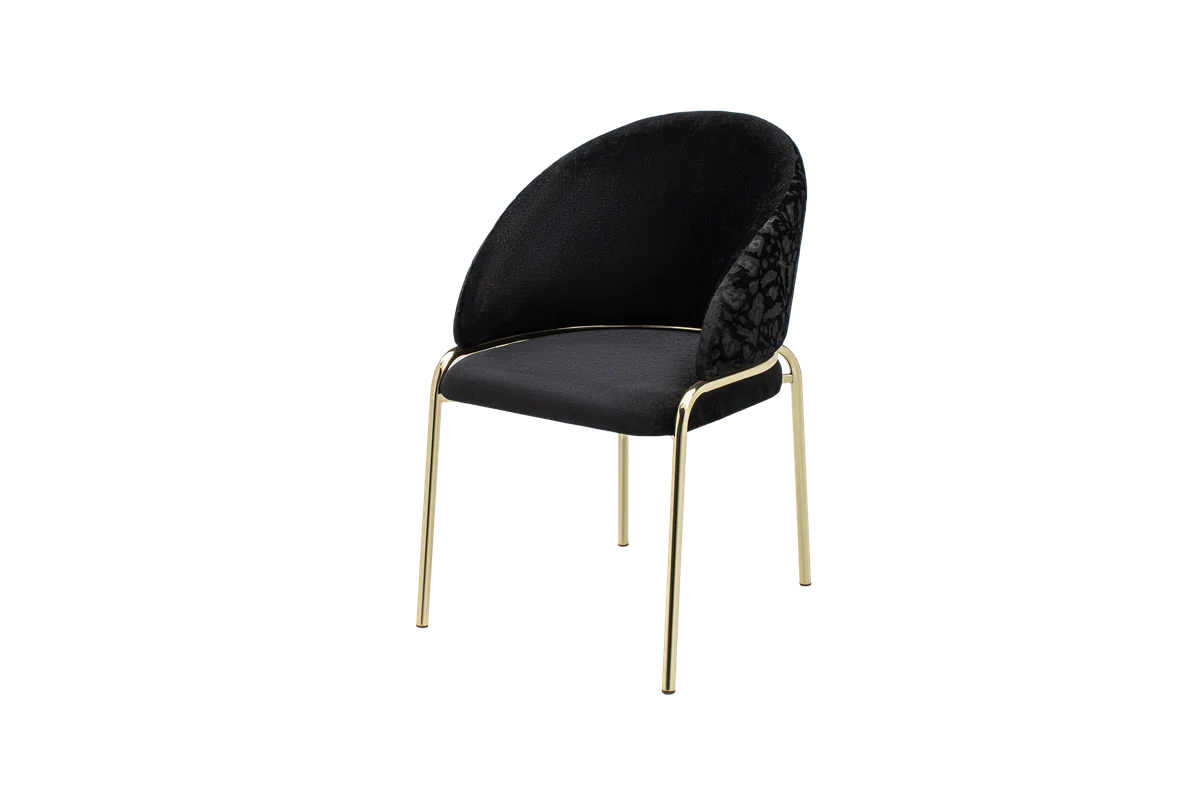 ONYX Gold Legs Black - 2 Chairs Per Box - Image 3