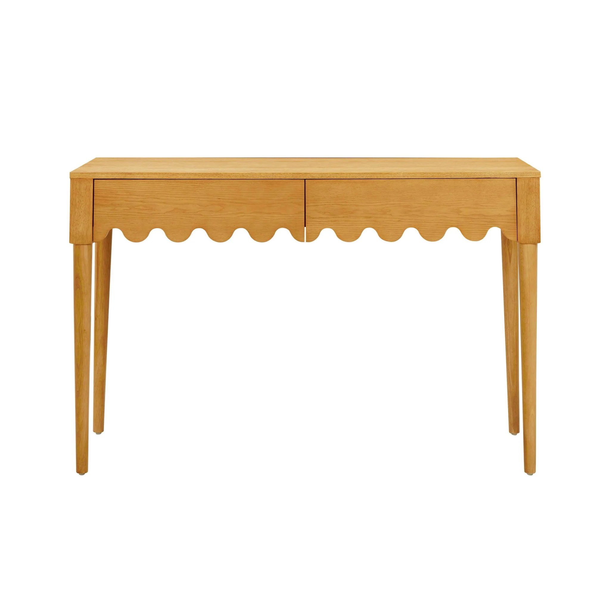 Oodle Natural Ash 2-Drawer Desk - Image 3