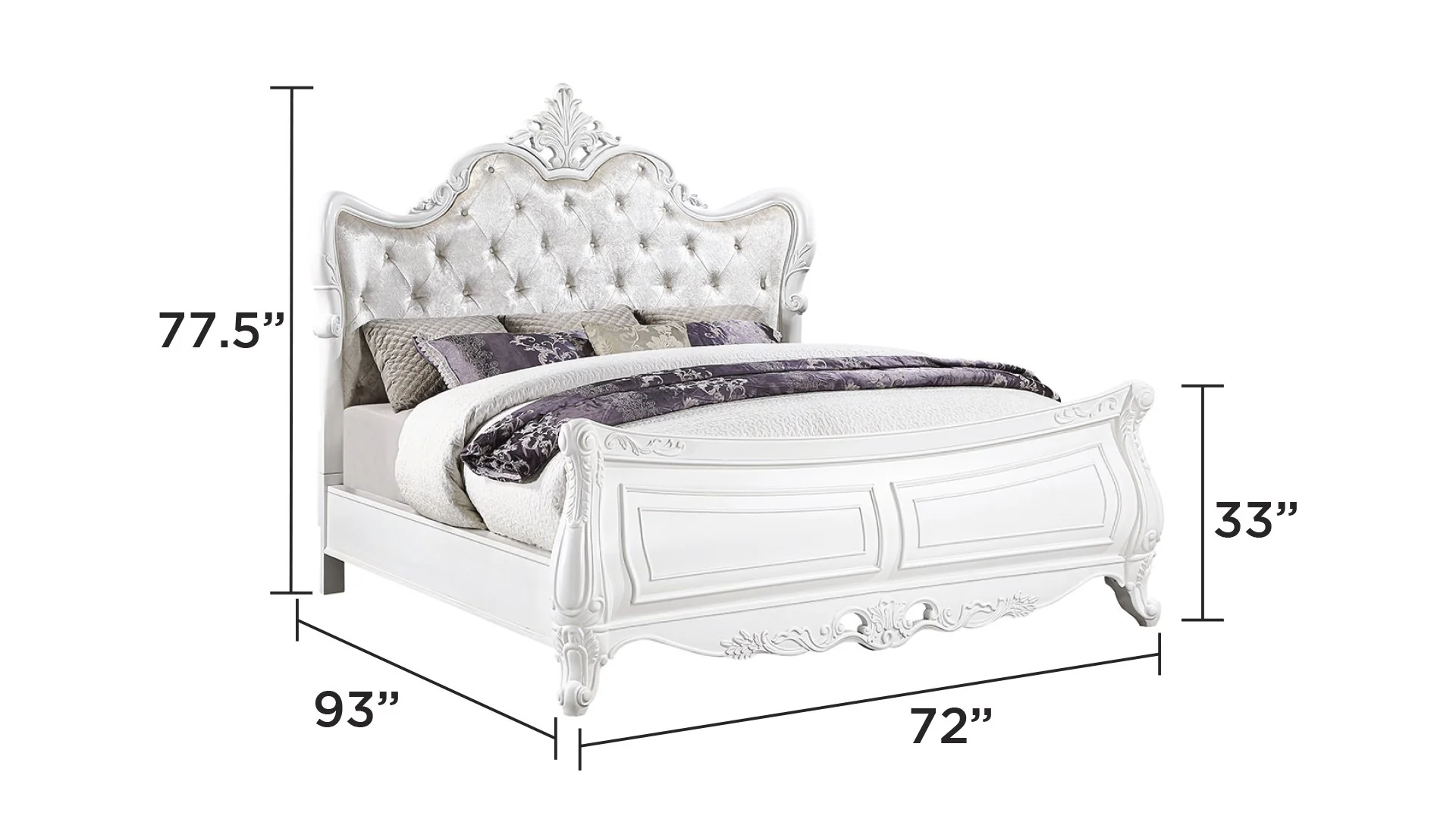 Opulence Queen 4PC Bedroom Set - Image 4