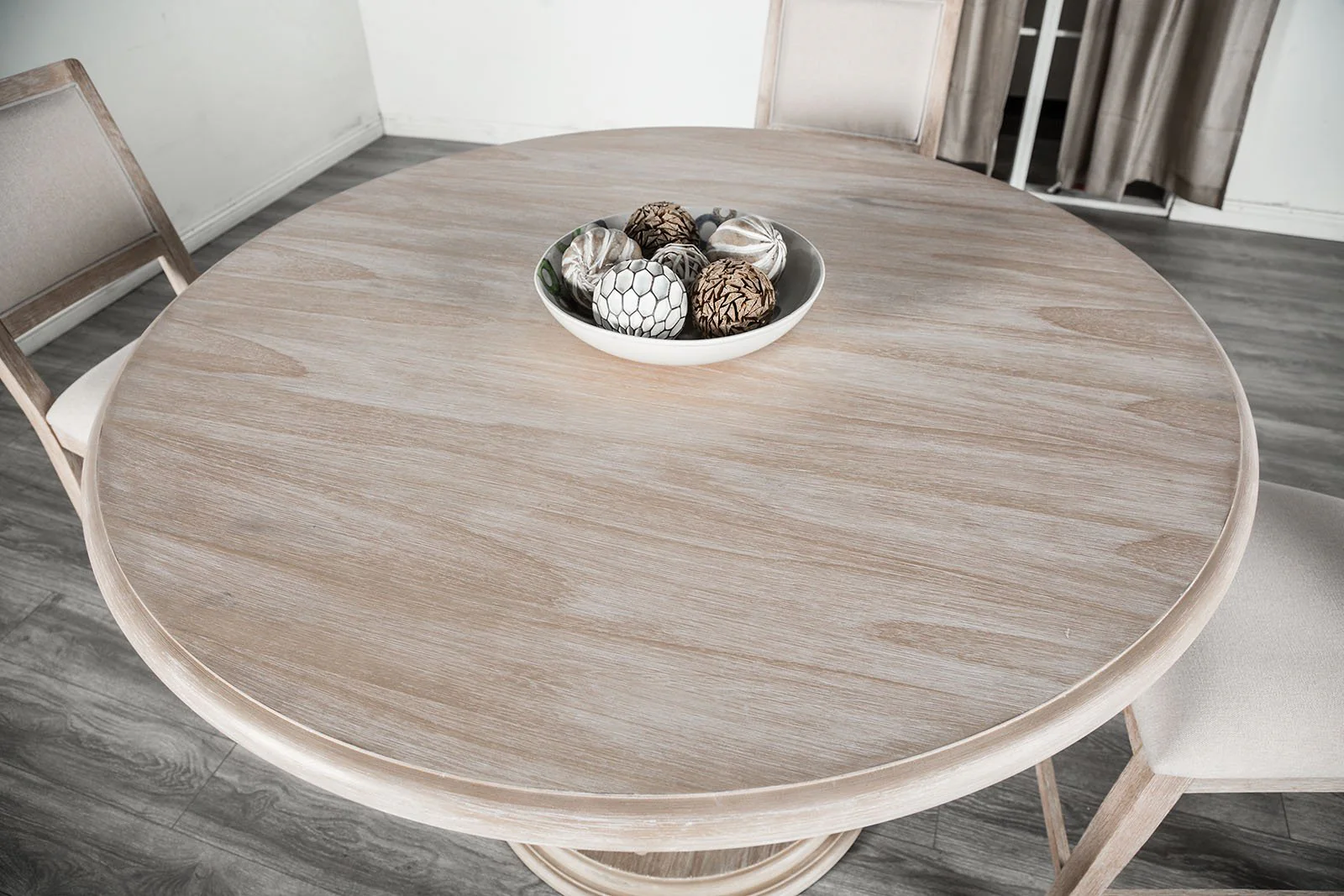 Orbetello 54" Round Counter Table, Distressed Natural - Image 3