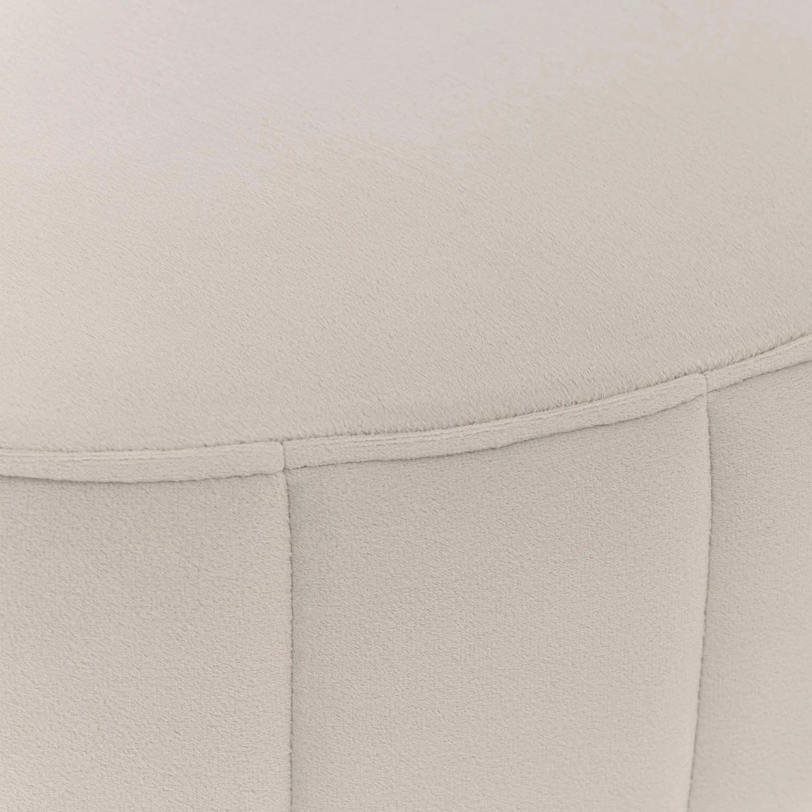 Orchid Velvet Accent Bench - Gray/Chrome - Image 5