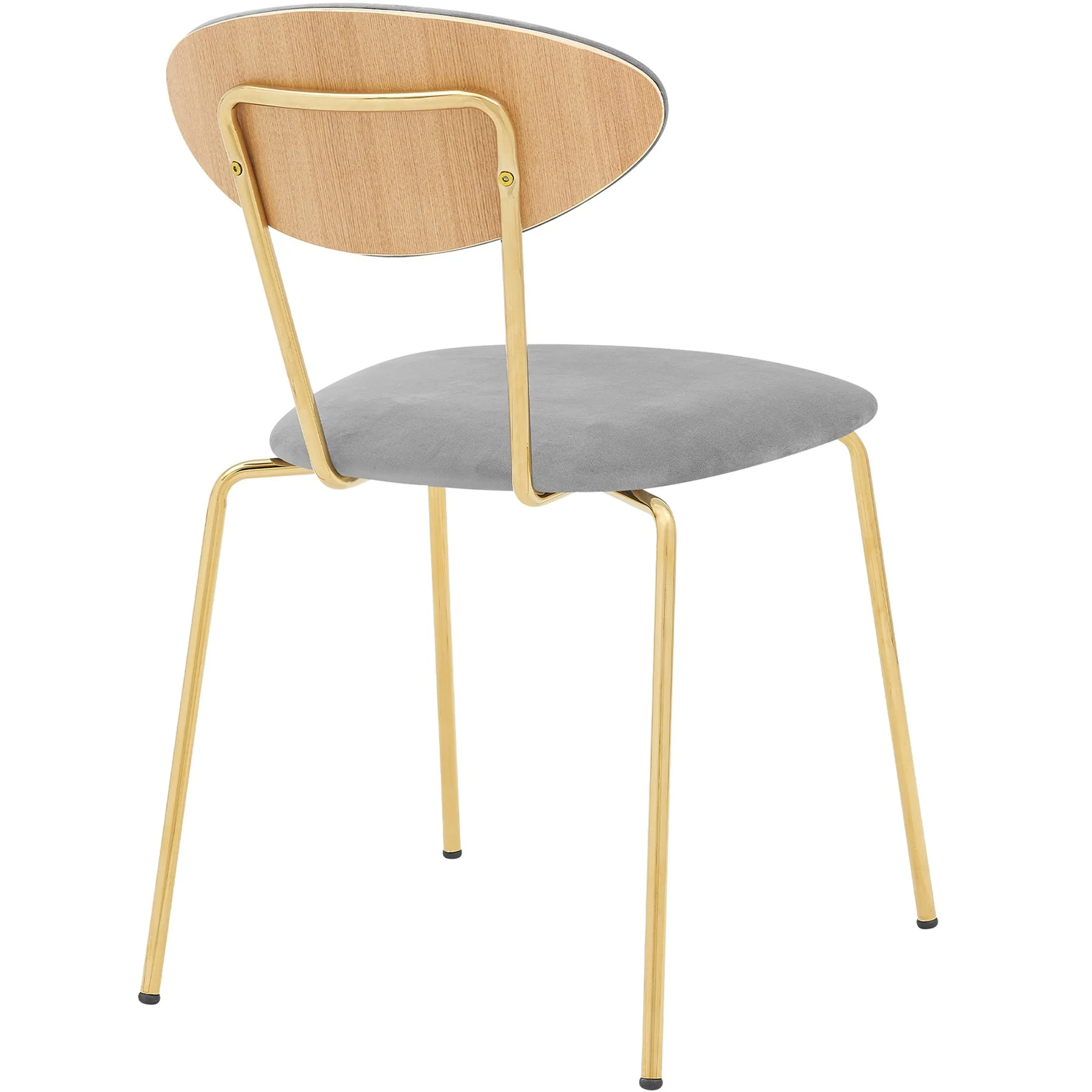 Oshen 26" Blue Faux Leather and Metal Counter Height Bar Stool - Image 6