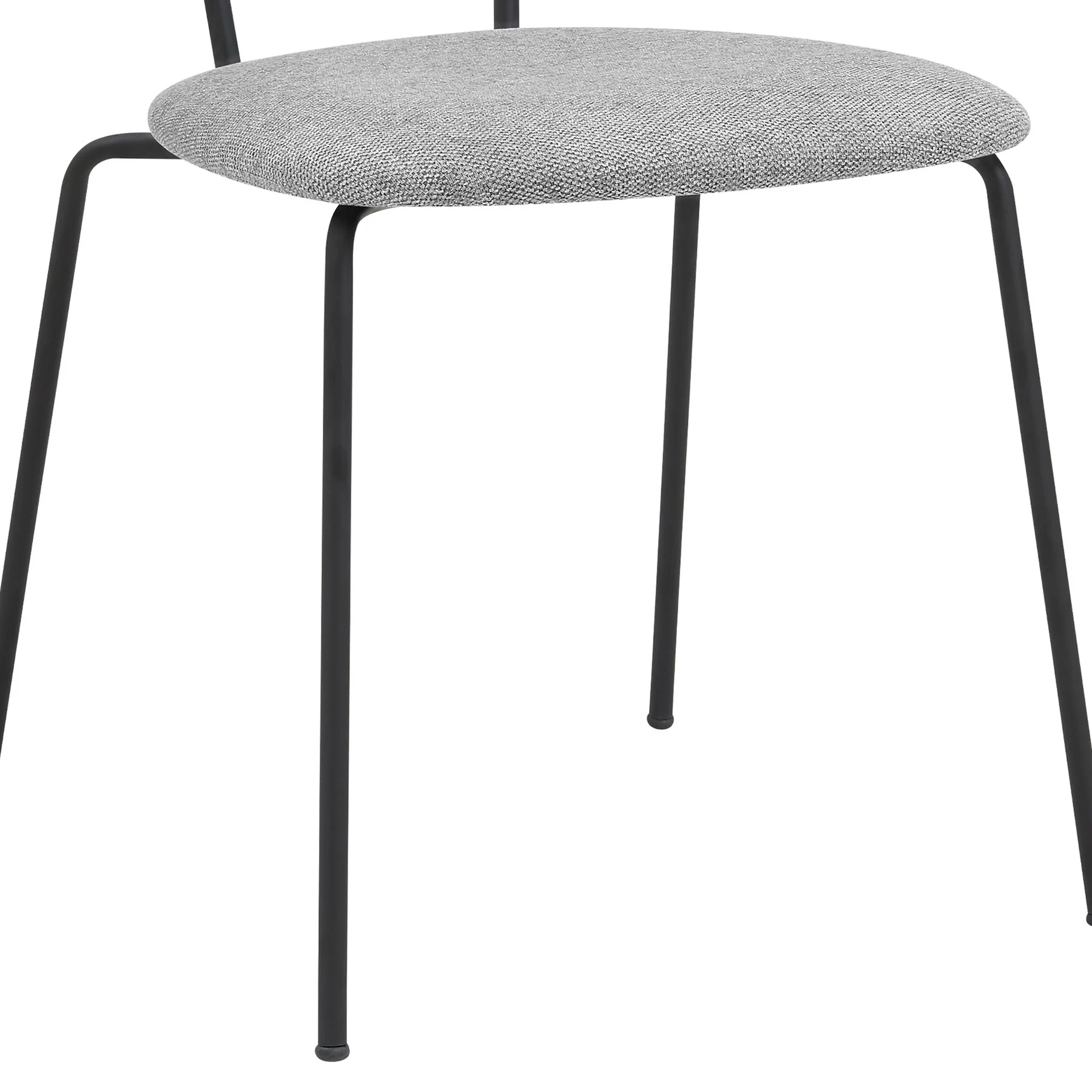 Oshen 26" Gray Faux Leather and Metal Counter Height Bar Stool - Image 9