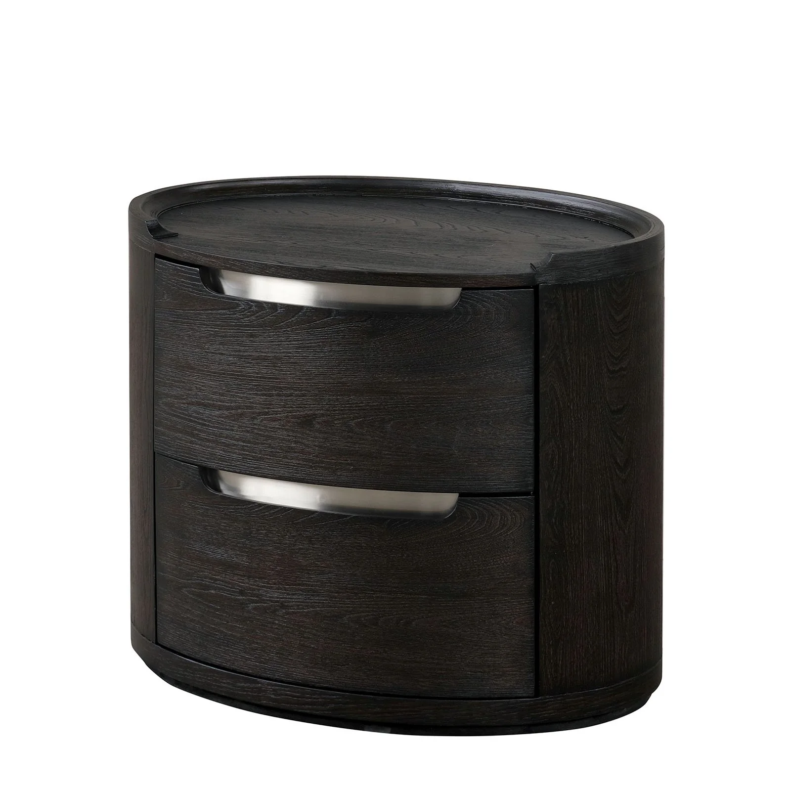 Osterley Nightstand, Black - Image 4