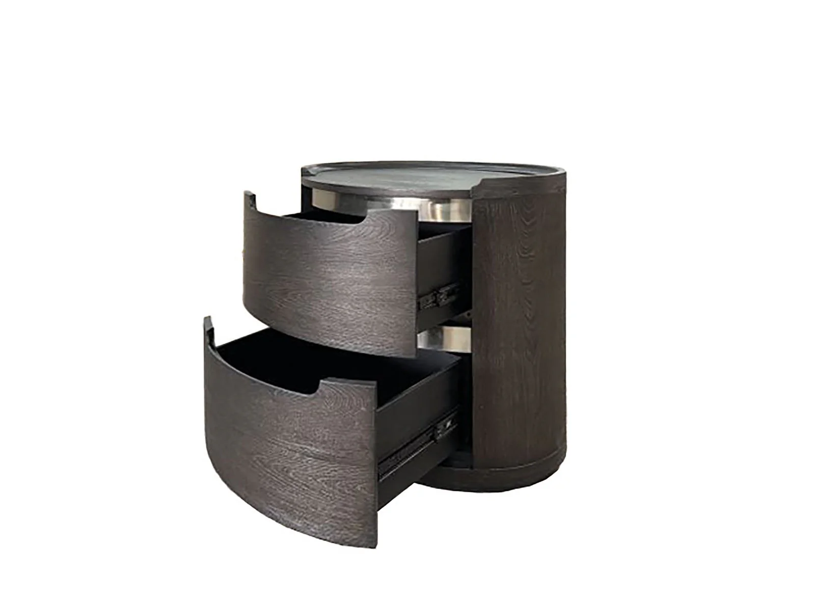 Osterley Nightstand, Black - Image 8