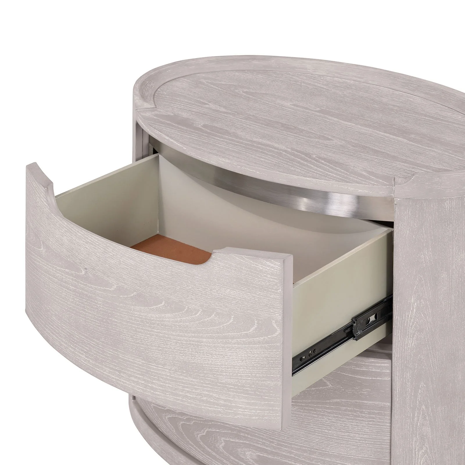 Osterley Nightstand, Light Gray - Image 2
