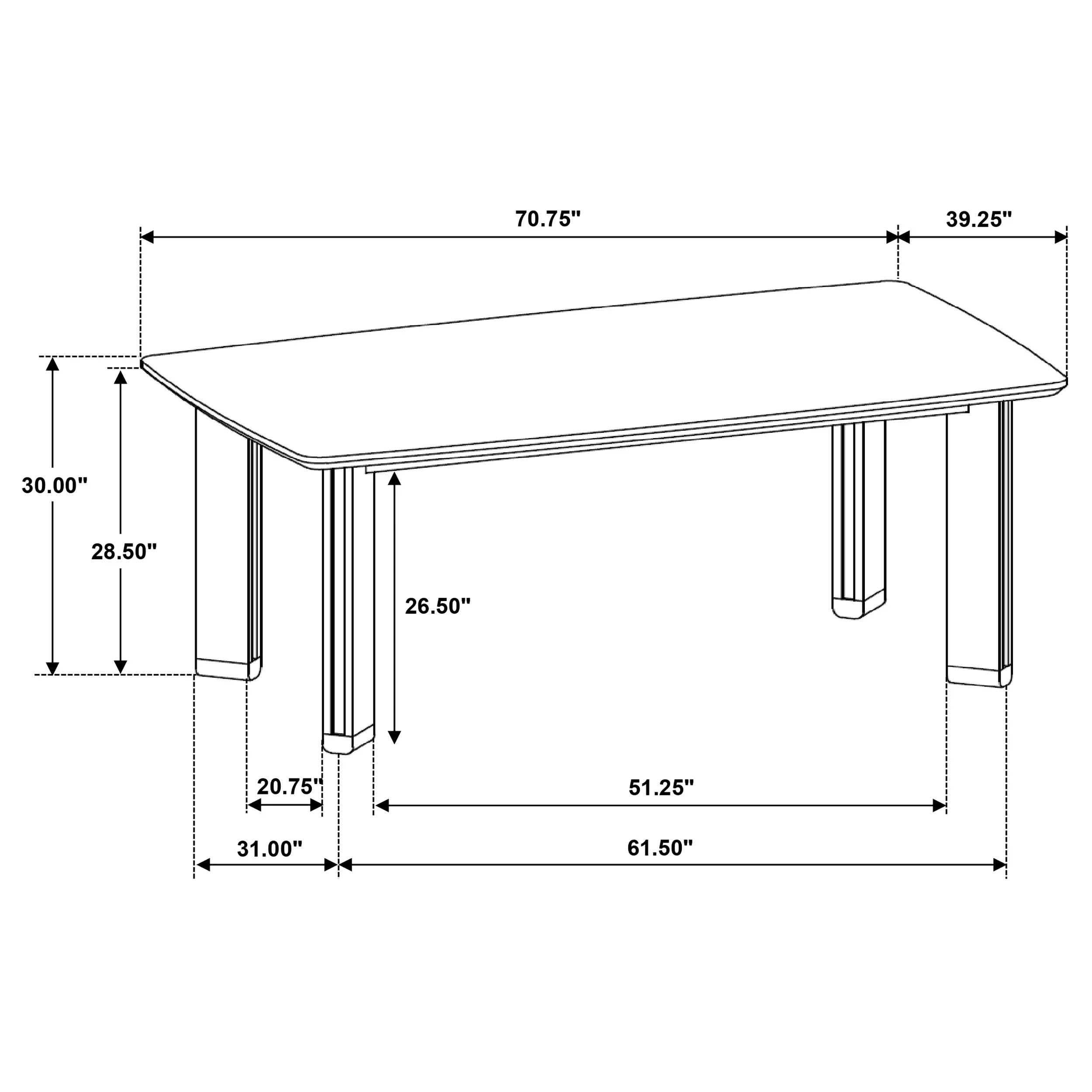 Ottowa Dining Table - Image 17