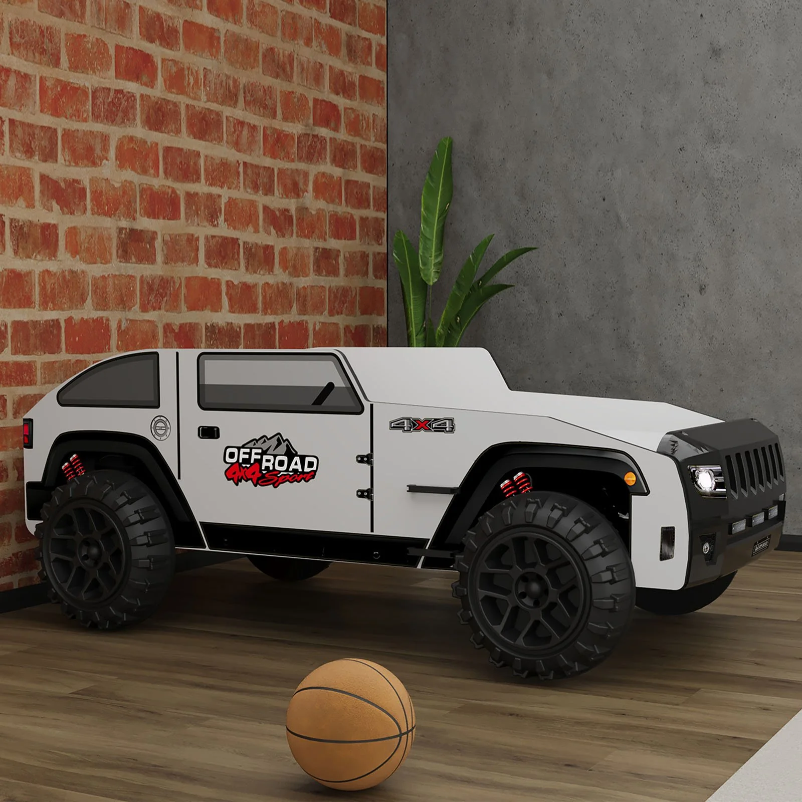 Overlander Car Bed, Black/White - Image 3