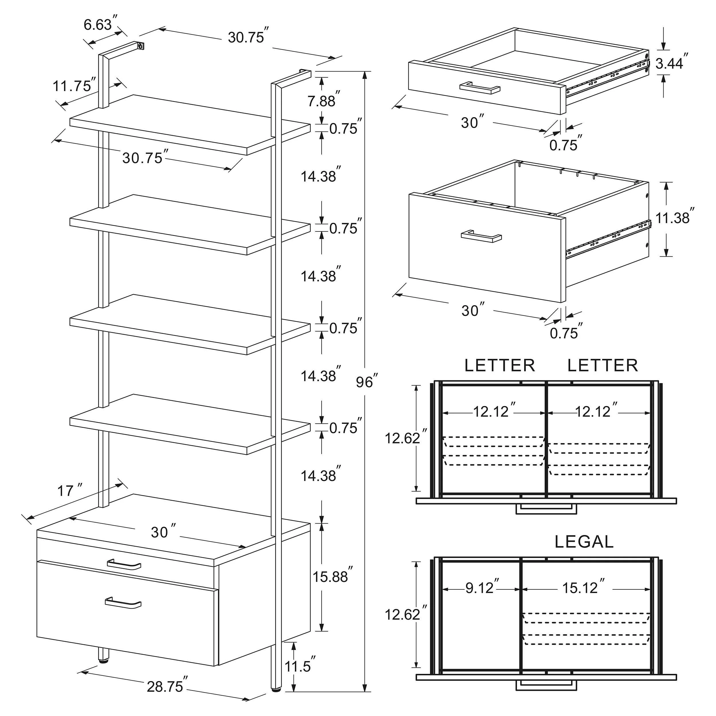 Owens Wall Shelf Set - Image 18