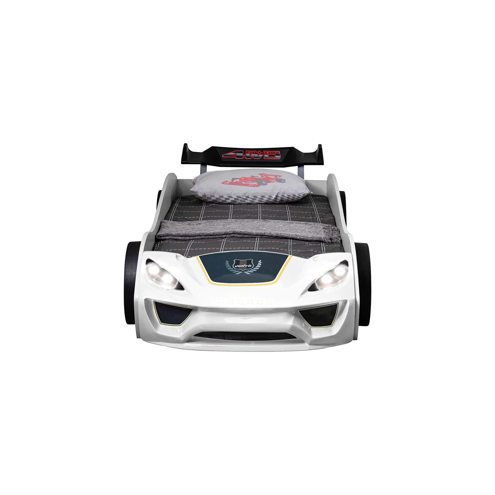 Pacefinder Car Bed, White - Image 4