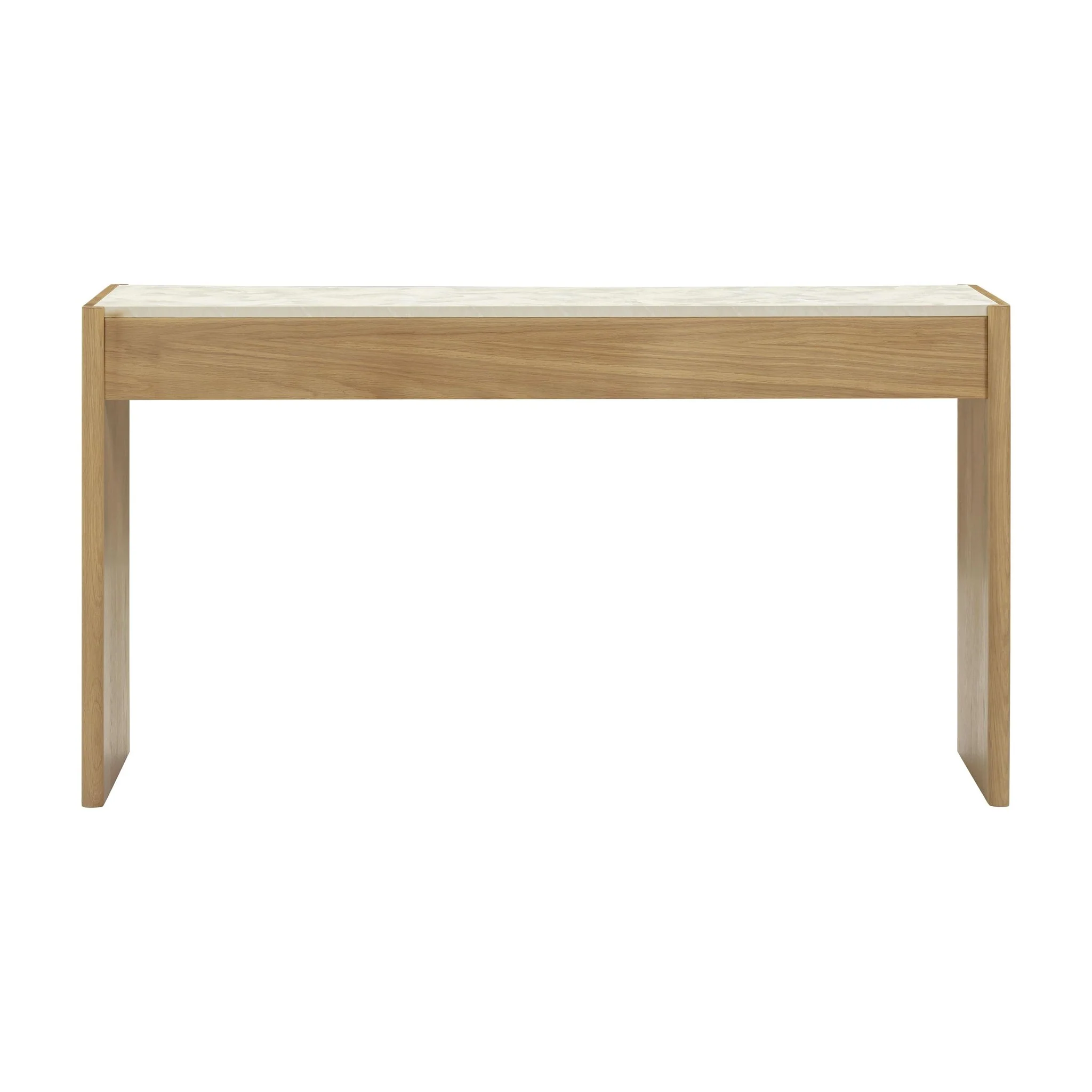 Paige Natural Oak Console/Desk - Image 5