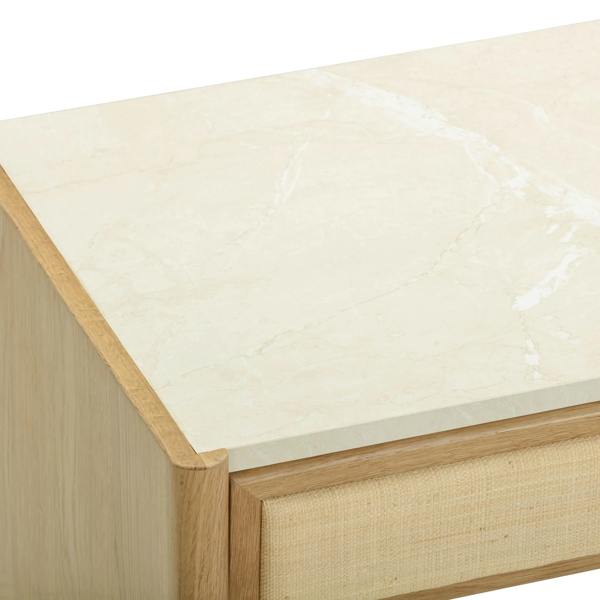 Paige Natural Oak Console/Desk - Image 7