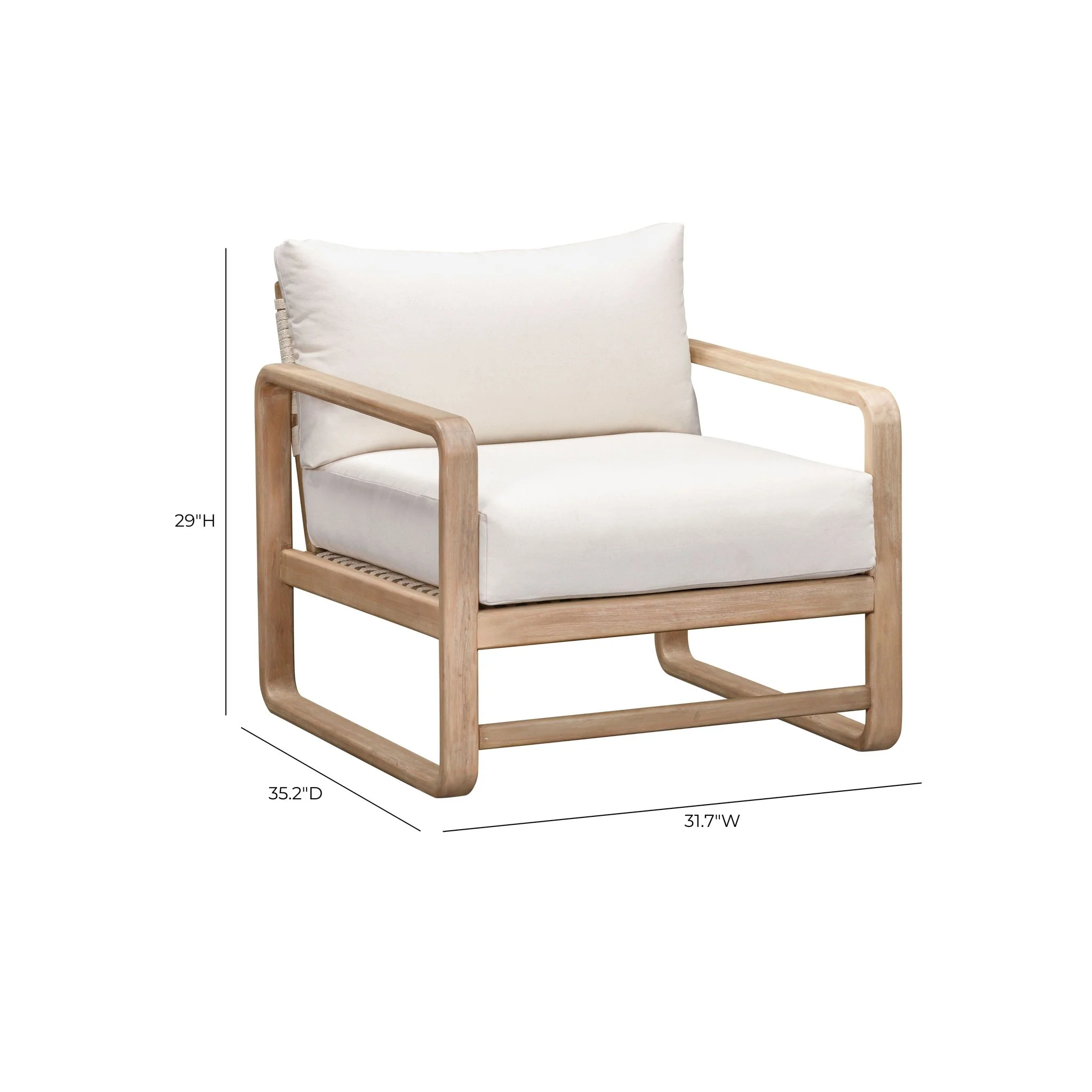 Palata Cream Outdoor Chair - Image 7