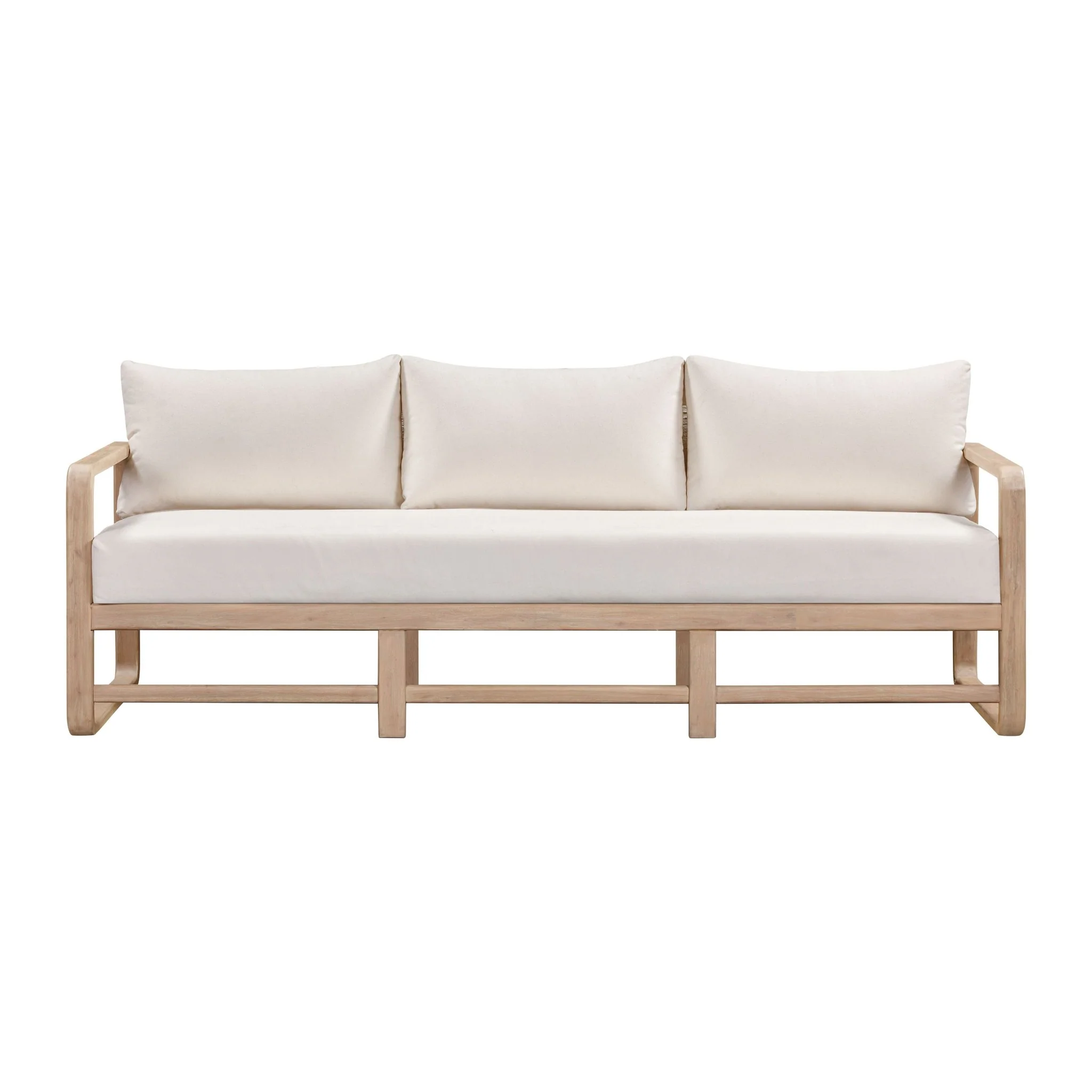 Palata Cream Outdoor Sofa - Image 4