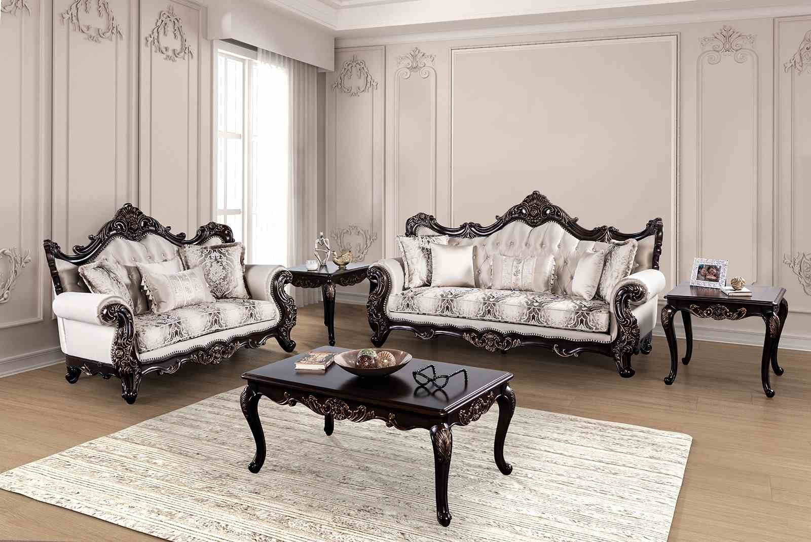 Palencia Chair, Dark Cherry/Beige - Image 2