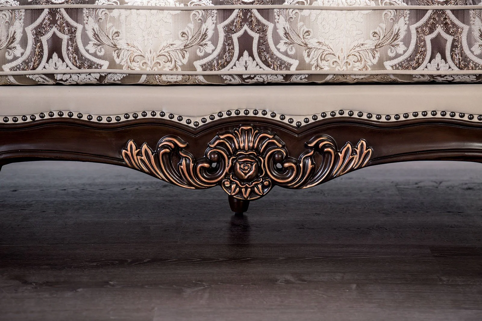Palencia Chair, Dark Cherry/Beige - Image 4