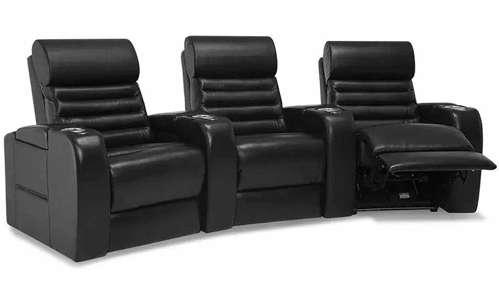 Palliser Catalina 3 Seats Curved Left Hand Facing Power Recliner with Power Headrest and Lumbar Sectional - Image 2