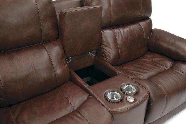 Palliser Furniture Kenaston Console Loveseat Power Recliner w/ Power Headrest & Lumbar - Image 3