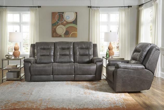Palliser Furniture Leighton Leather Wallhugger Power Recliner w/ Power Headrest - Image 4