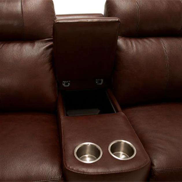 Palliser Furniture Redwood Console Loveseat Power Recliner w/ Power Headrest - Image 2