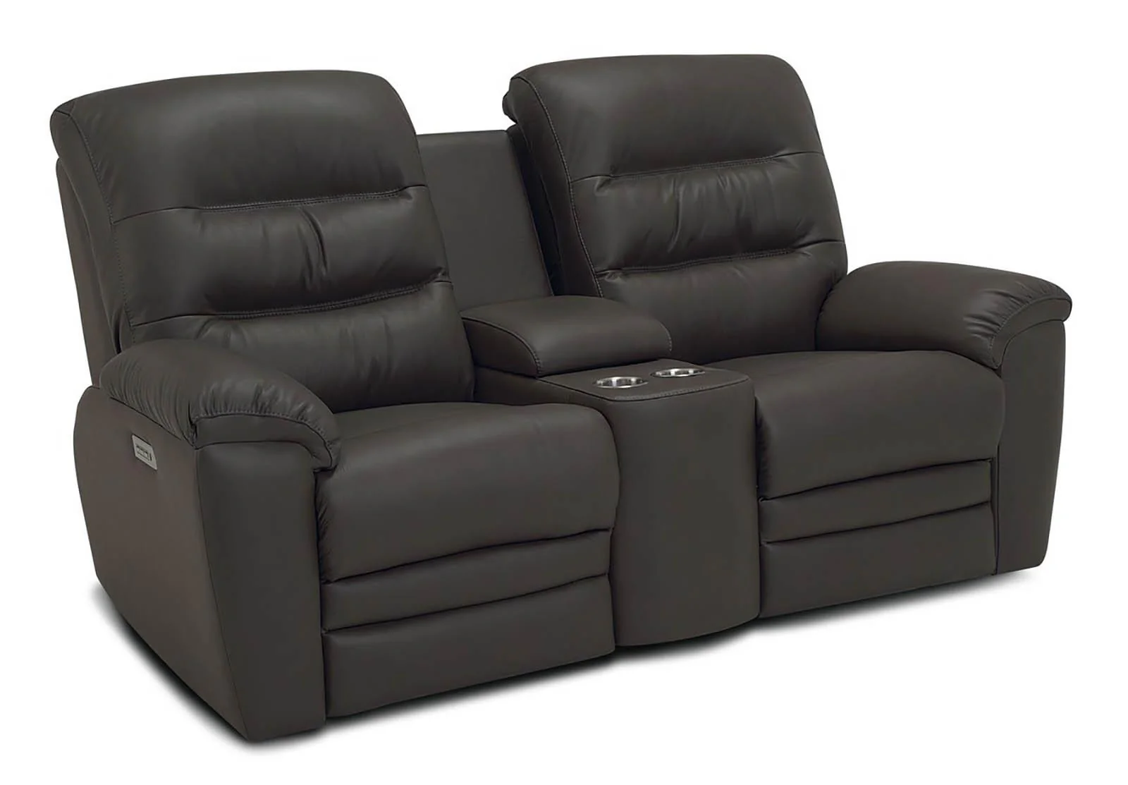 Palliser Keiran Console Loveseat Power Recliner with Headrest & Lumbar - Image 2