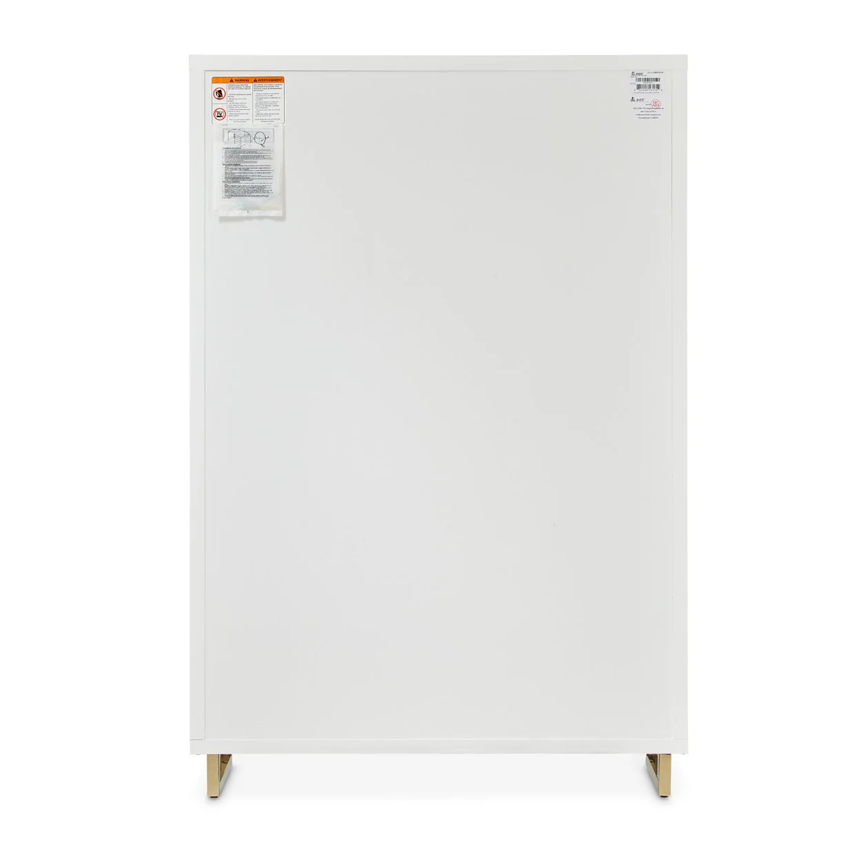 Palm Gate 6-Drawer Chest - Cloud White - Image 9