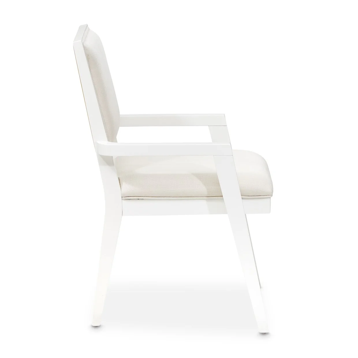 Palm Gate Arm Chair - Cloud White - Image 3