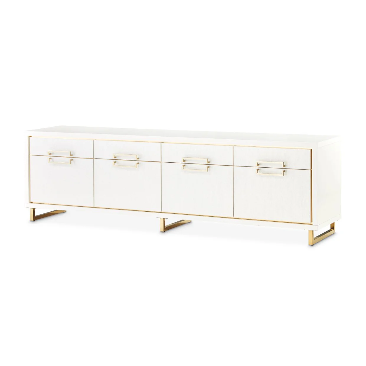 Palm Gate Media Cabinet - Cloud White - Image 16