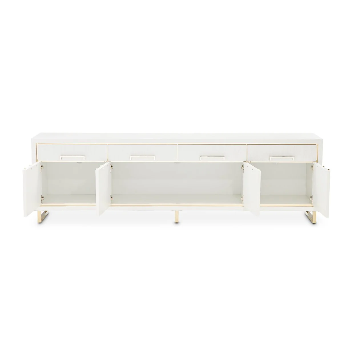 Palm Gate Media Cabinet - Cloud White - Image 4