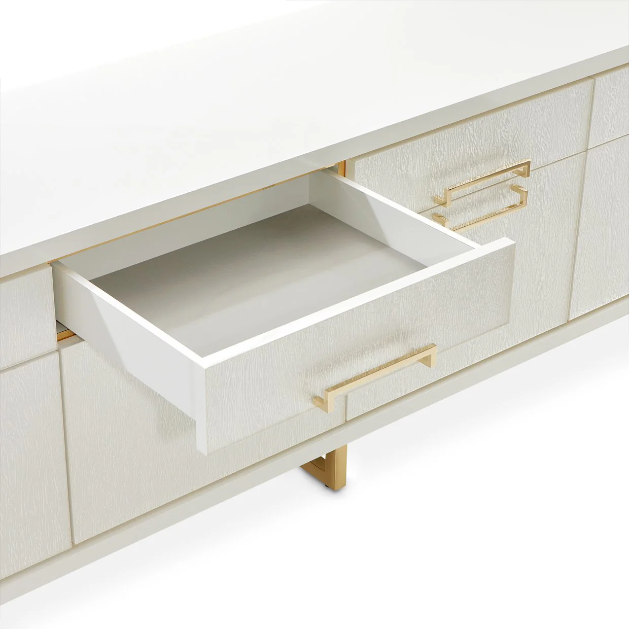 Palm Gate Media Cabinet - Cloud White - Image 7