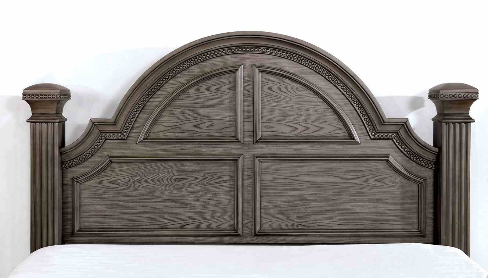 Pamphilos E.King Bed, Gray - Image 2