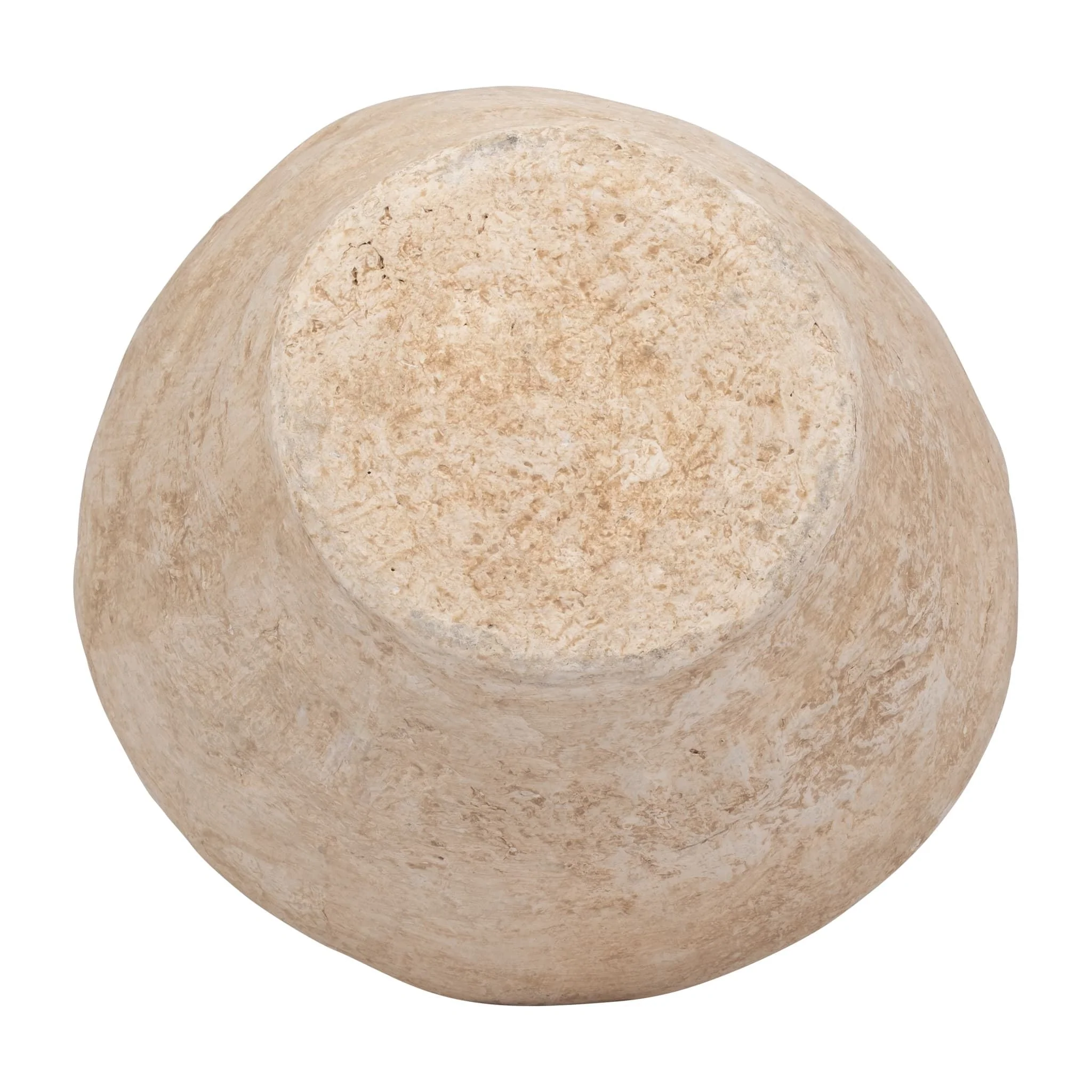 Paper Mache, 14" Vase With Handles, White - Image 7