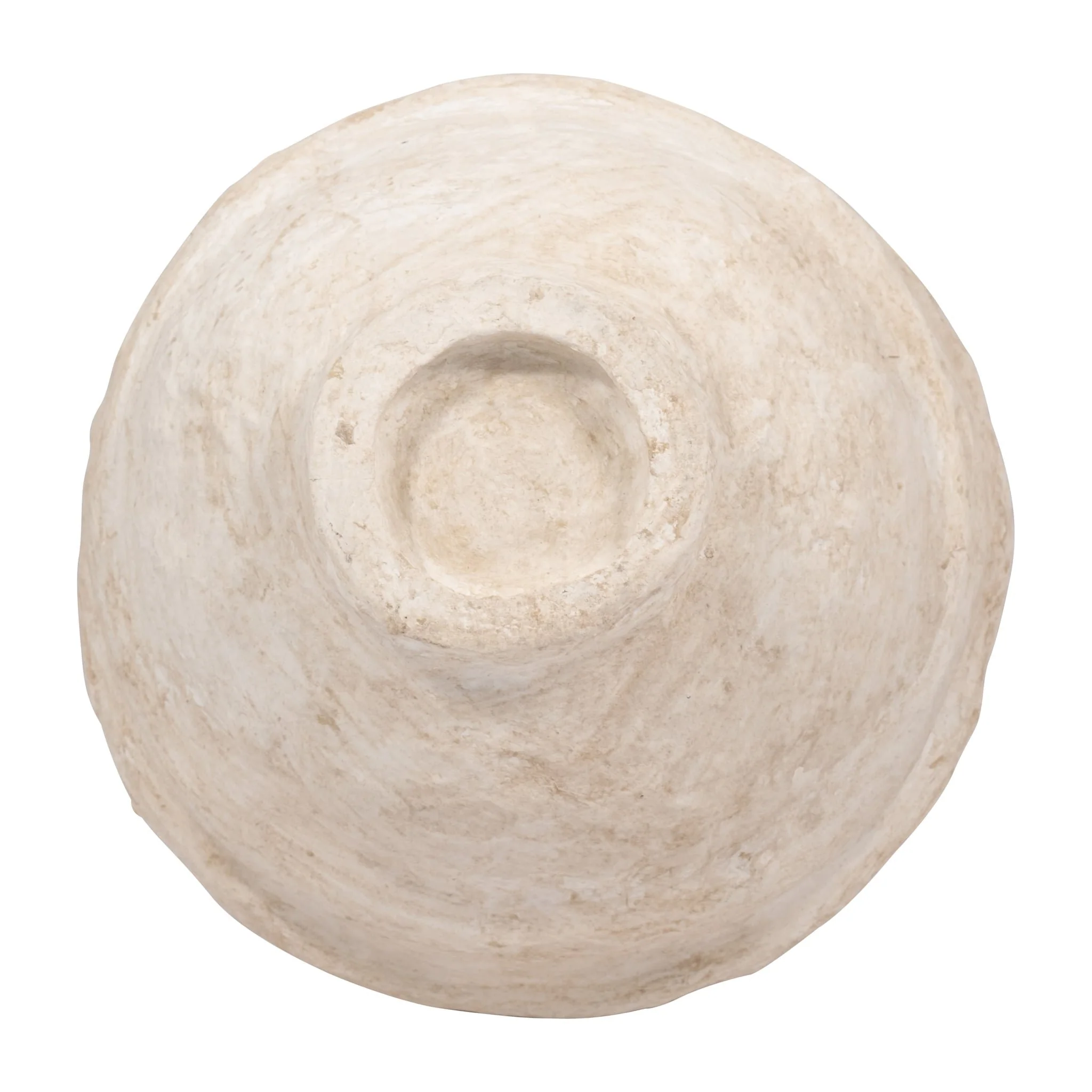 Paper Mache, 15" Vase With Handles, White - Image 7