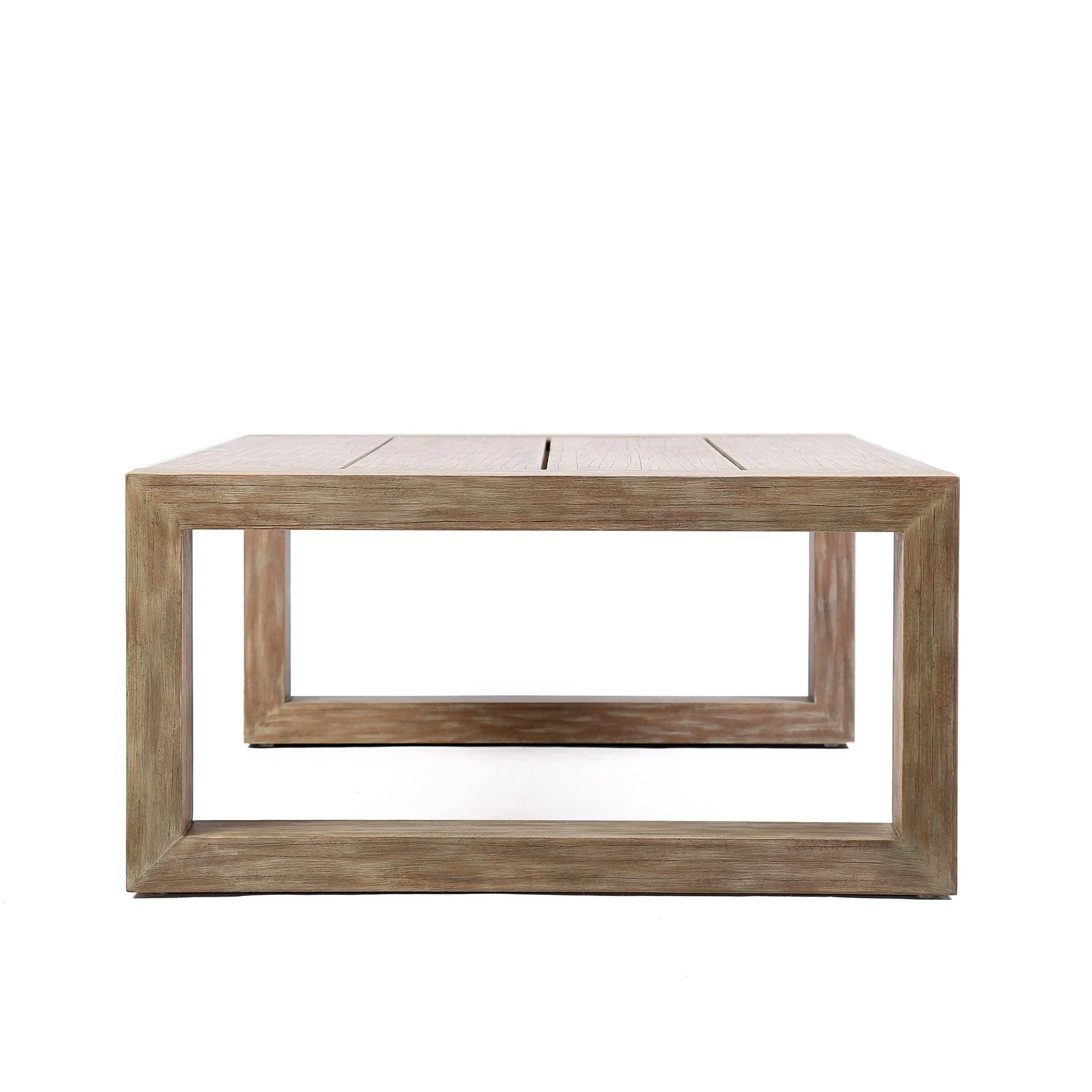 Paradise Outdoor Light Eucalyptus Wood Coffee Table - Image 3